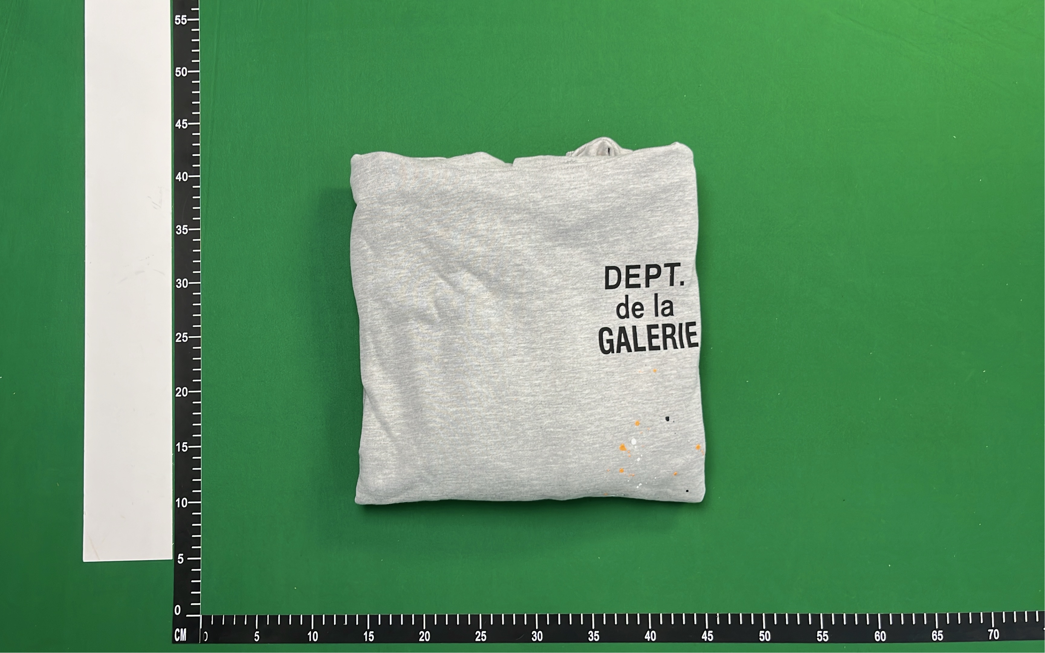 Gallery Dept. Gray Hoodie with Logo Print