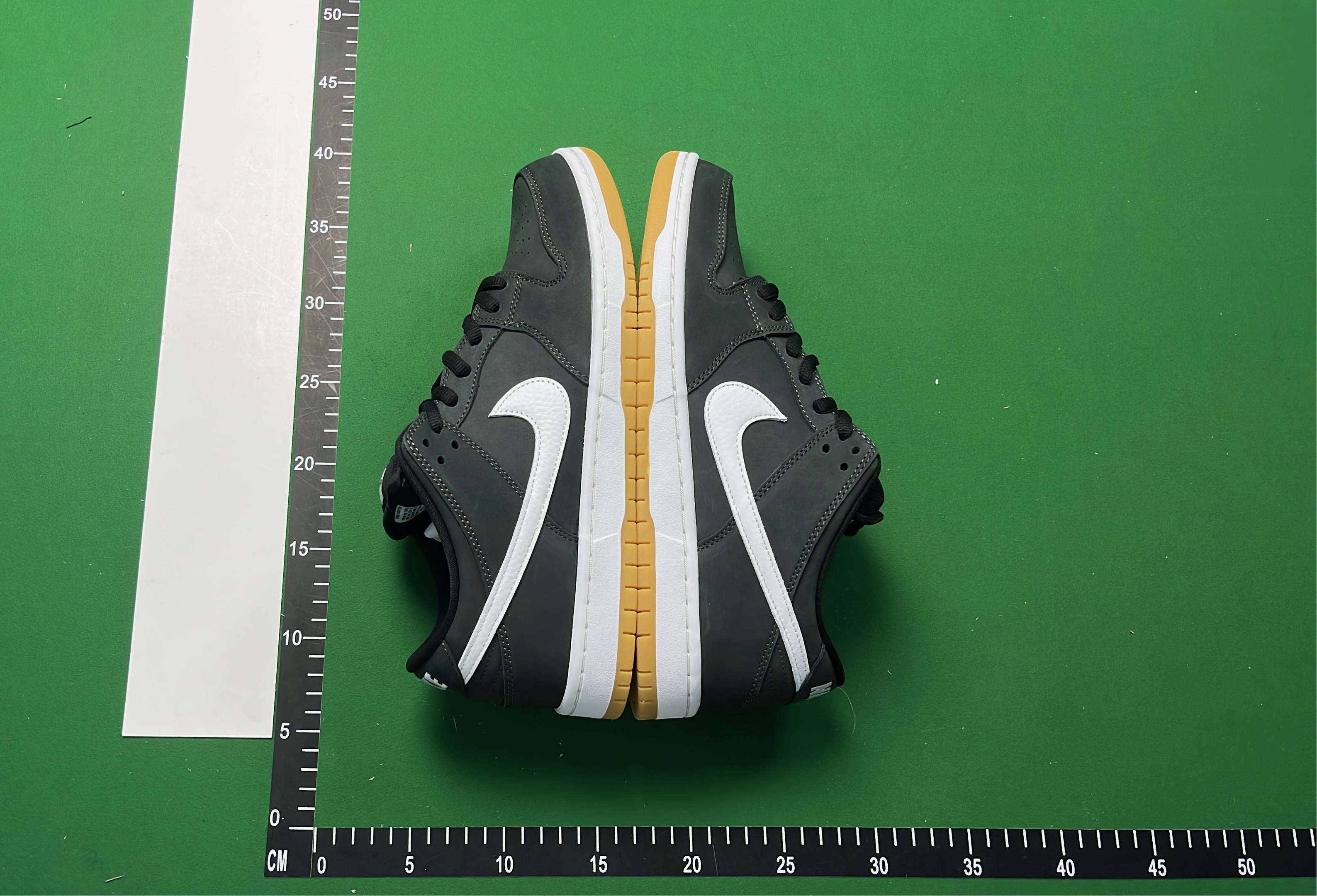 Nike Dunk Low Black White Gum Sole Sneakers