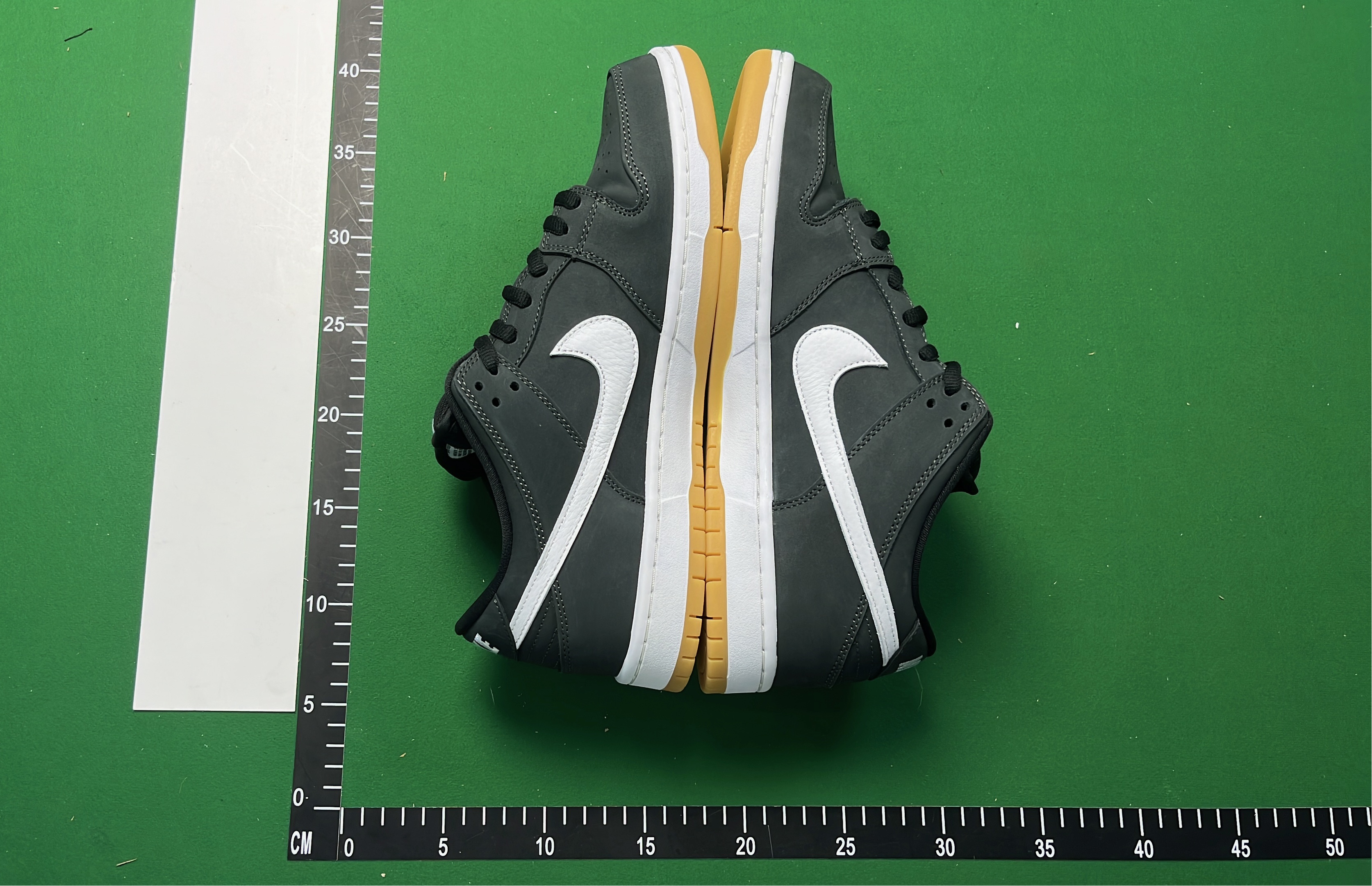 Nike Dunk Low Black White Gum Sole Sneakers