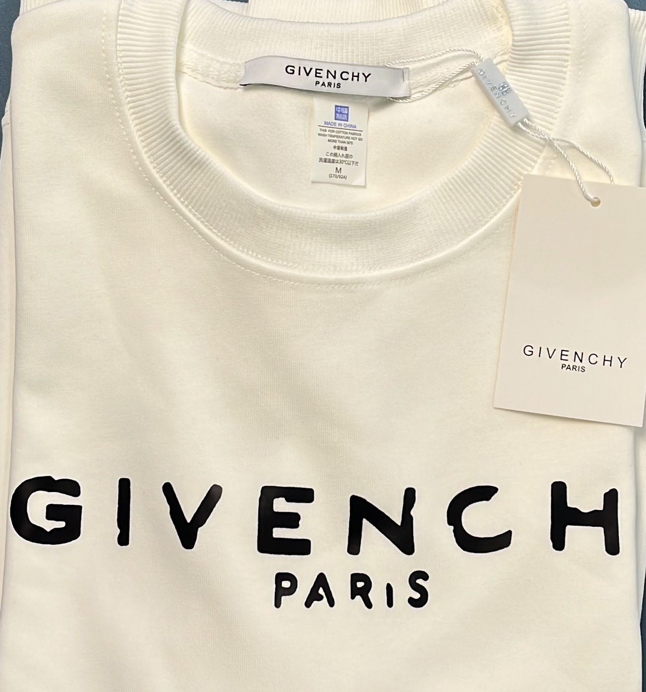 Balenciaga White Logo Hoodie Sweatshirt