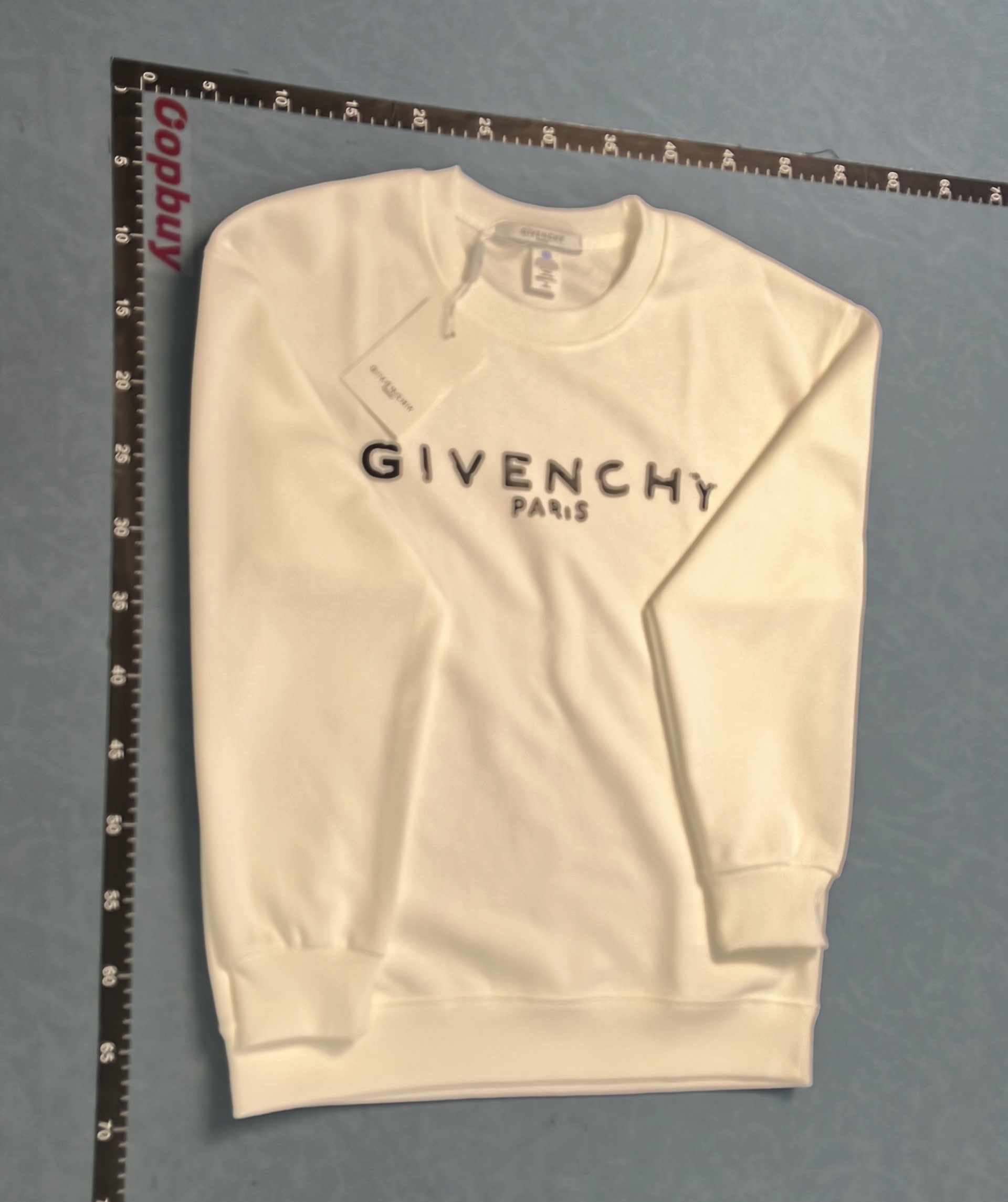 Balenciaga White Logo Hoodie Sweatshirt
