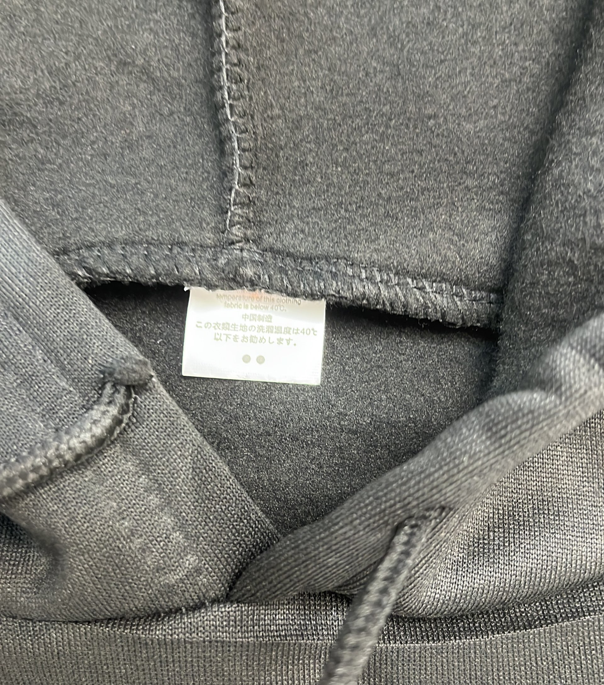 Black Hoodie with Ship Logo Design - Casual Wear