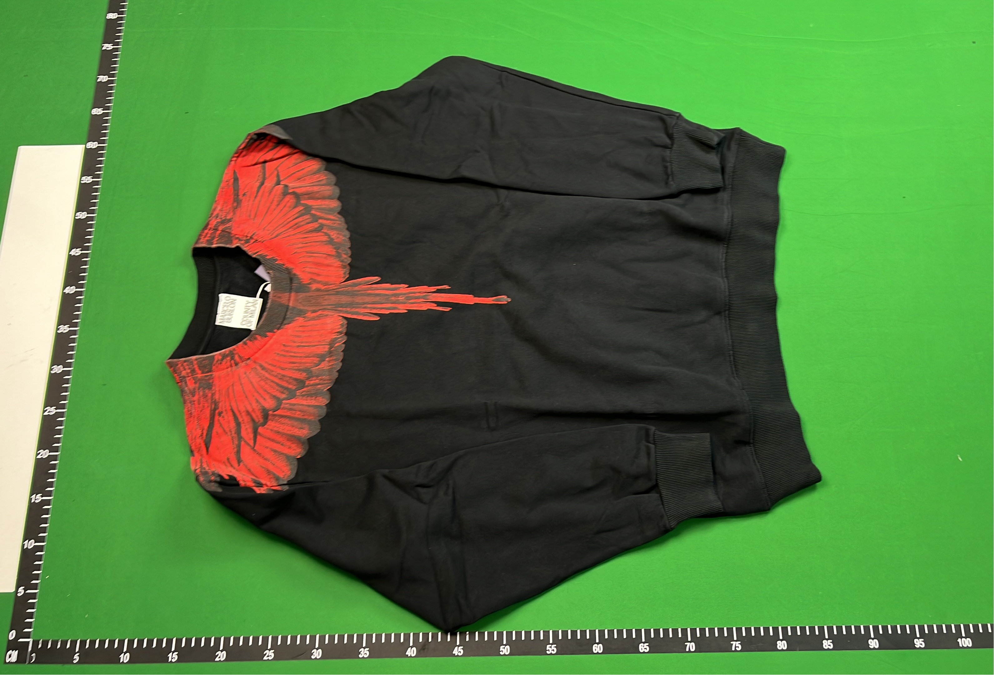 Marcelo Burlon Wings Print Hoodie - Black