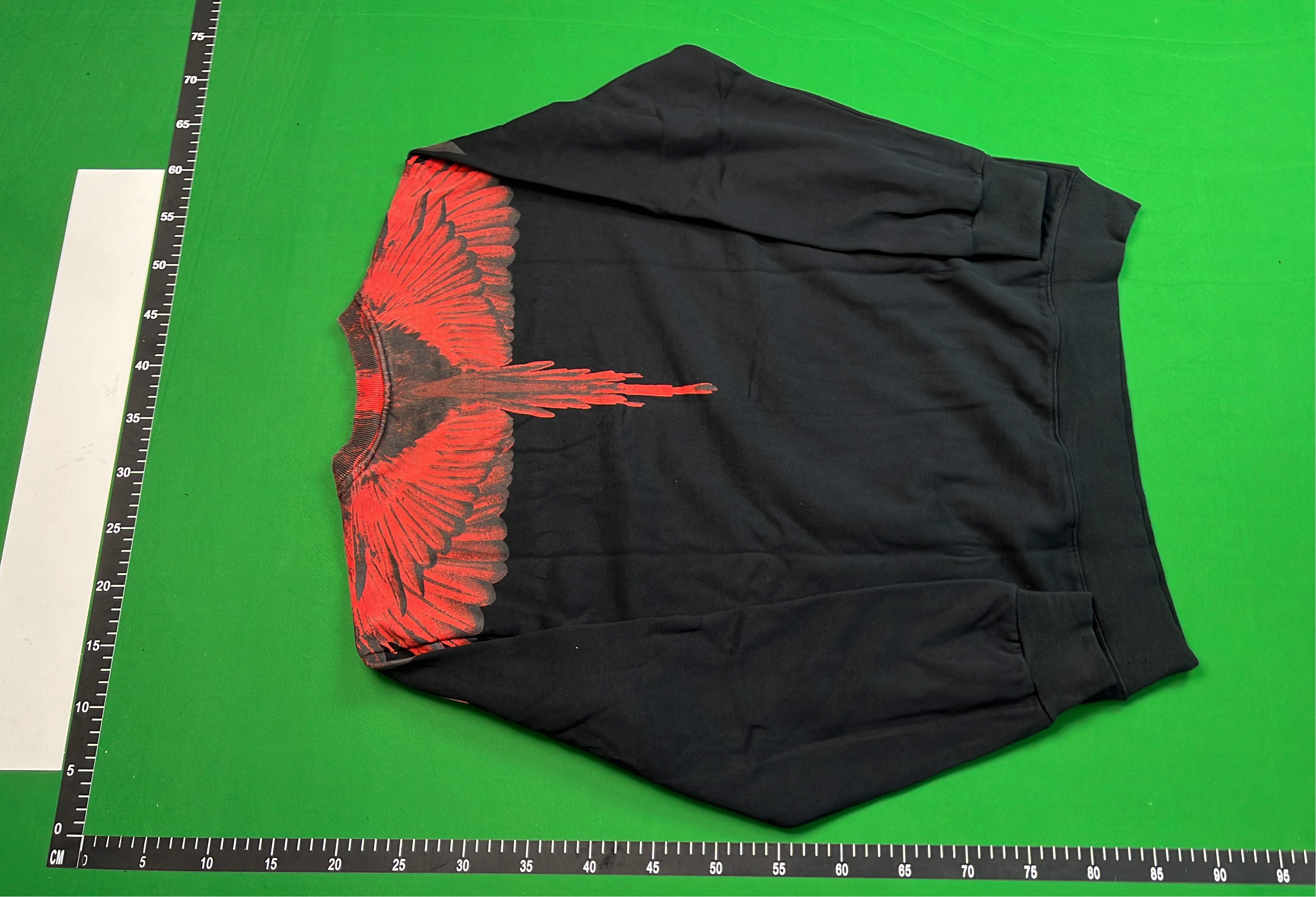 Marcelo Burlon Wings Print Hoodie - Black