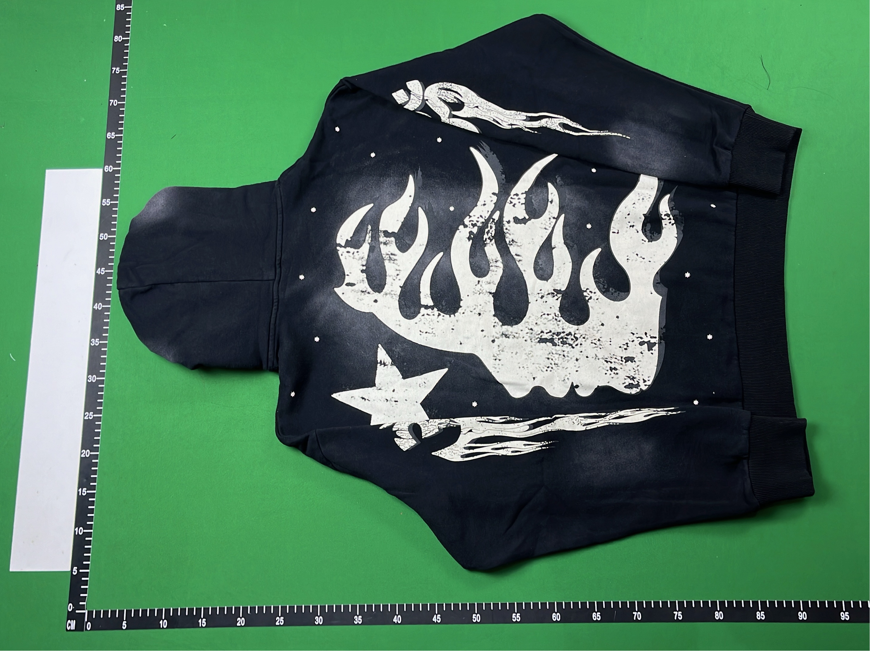 Hellstar Hoodie and Pants Set - Flame Design Sweatshirt & Joggers
