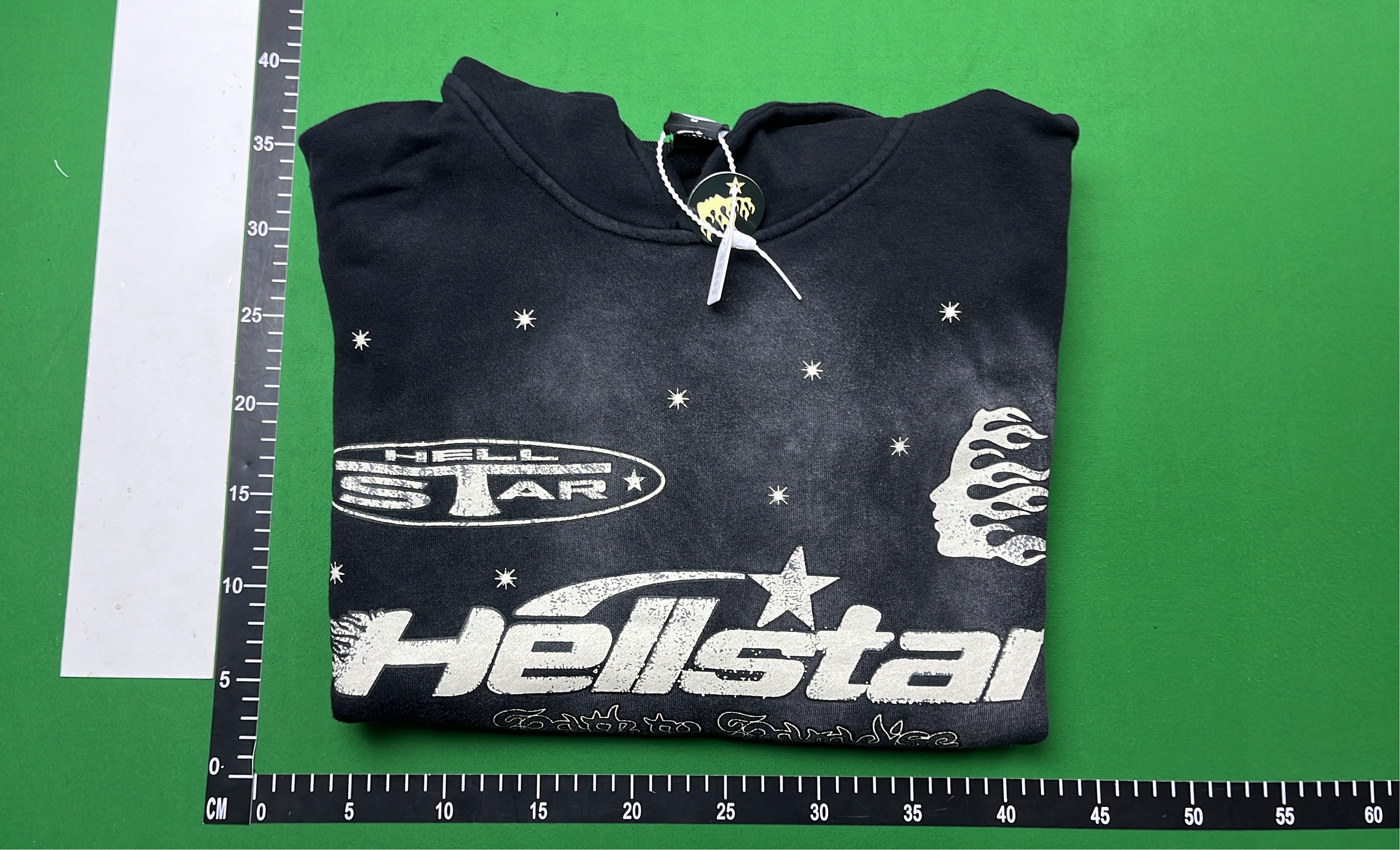 Hellstar Hoodie and Pants Set - Flame Design Sweatshirt & Joggers