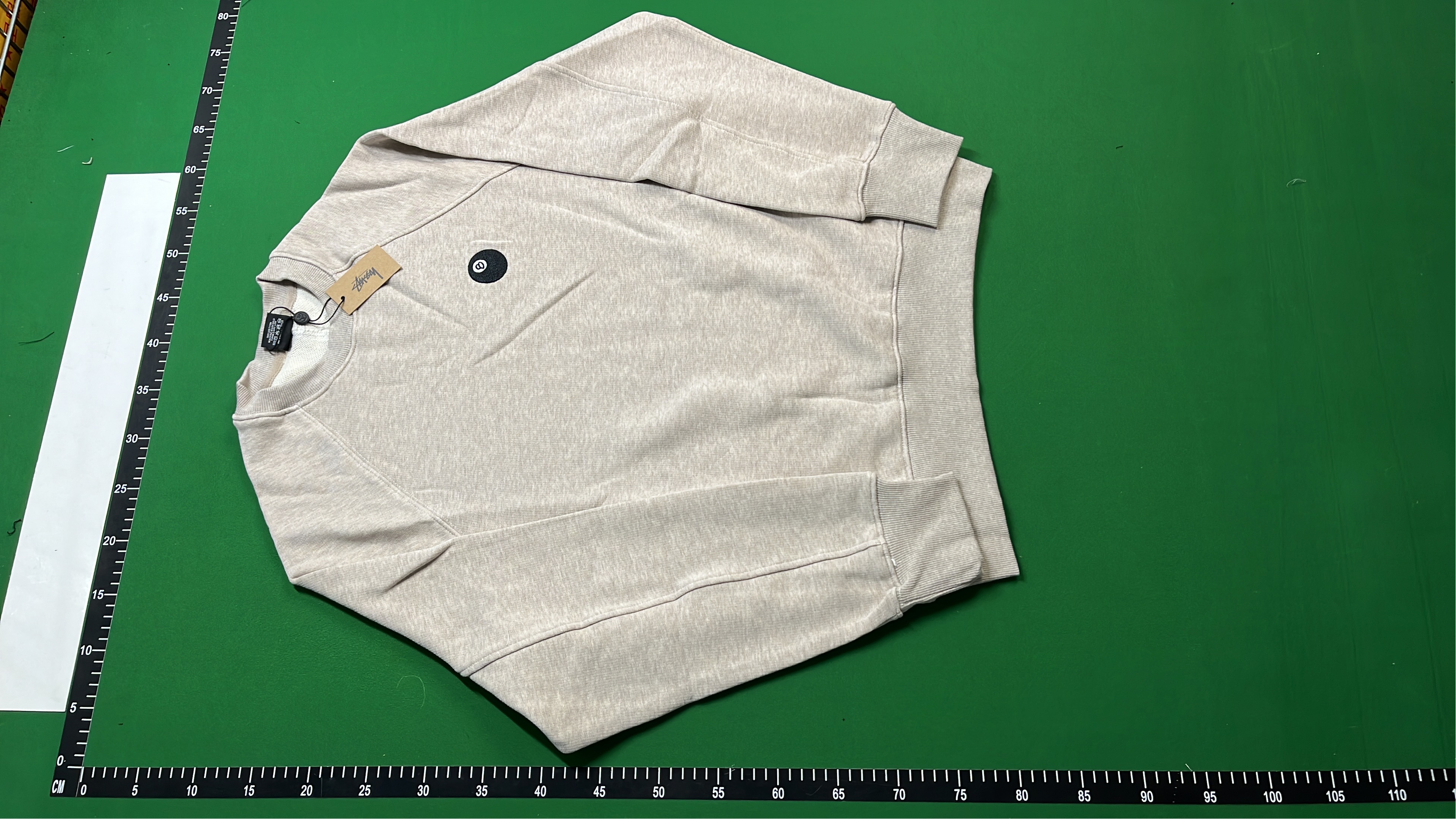 Minimalist Crewneck Sweatshirt in Beige, Blue, and Olive Green