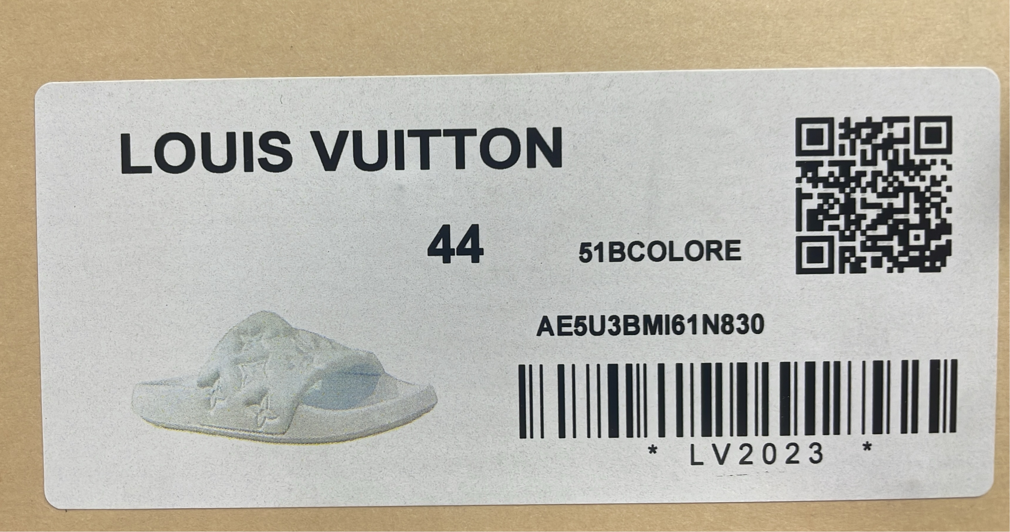 Louis Vuitton Monogram Rubber Slides Black Men's Sandals