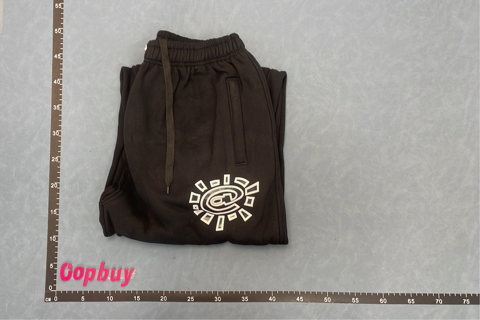 Element Black Sweatpants with White Logo