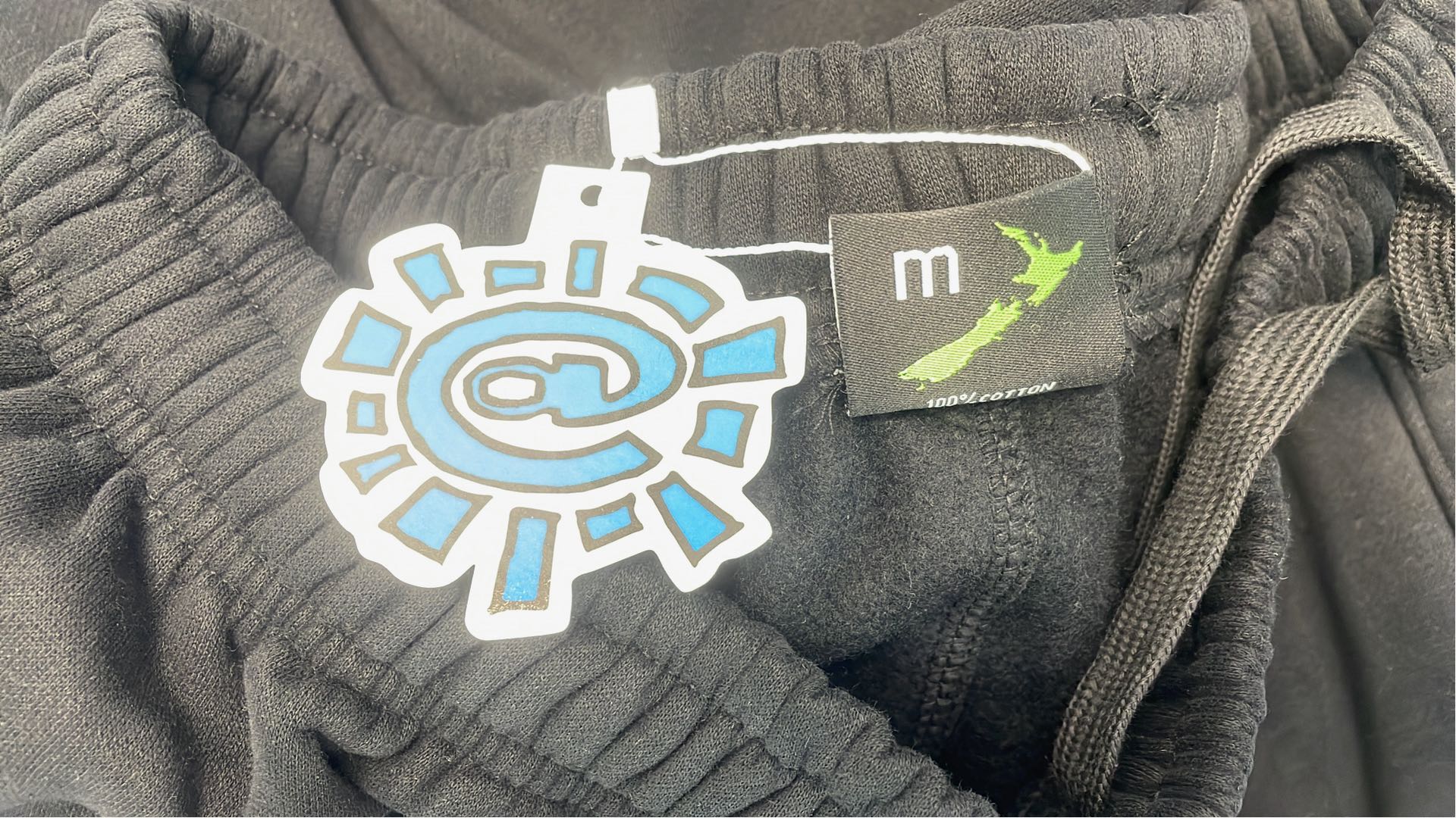 Element Black Sweatpants with White Logo