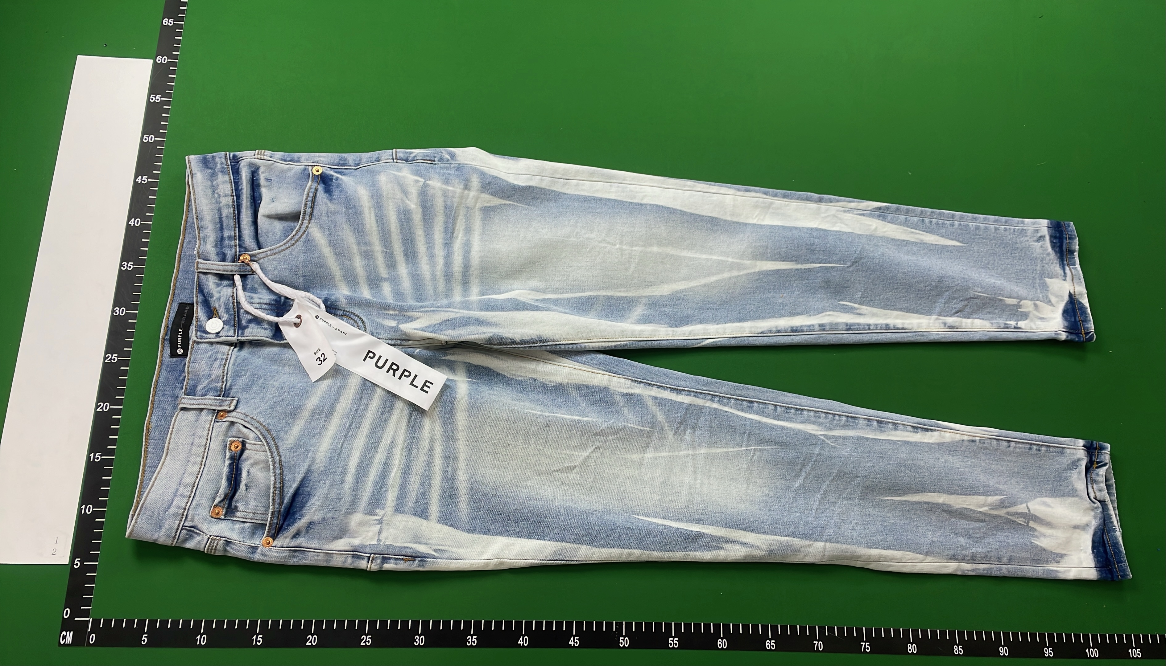Purple Denim Jeans for Men - Stylish Slim Fit with Distressed Details