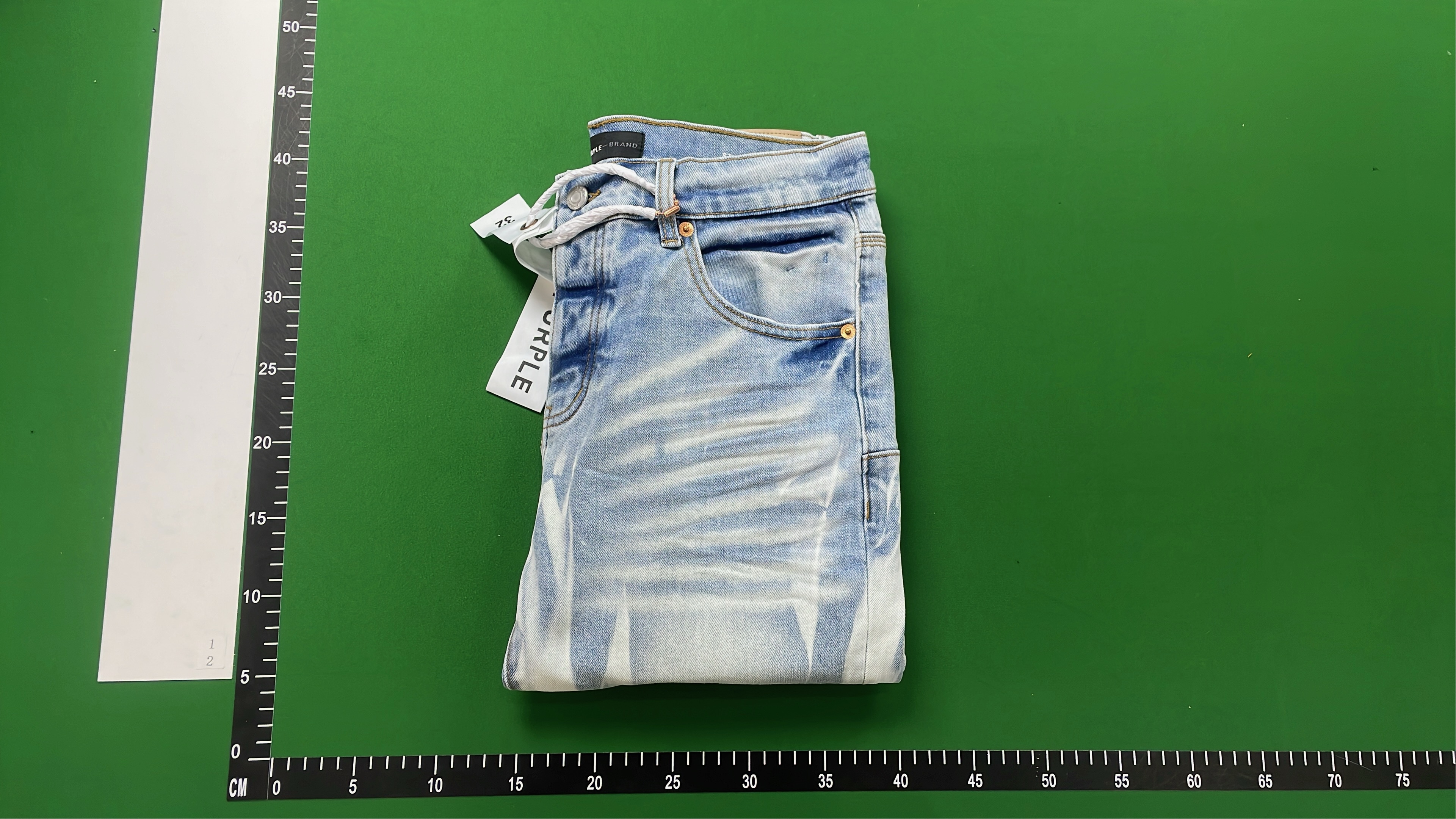 Purple Denim Jeans for Men - Stylish Slim Fit with Distressed Details