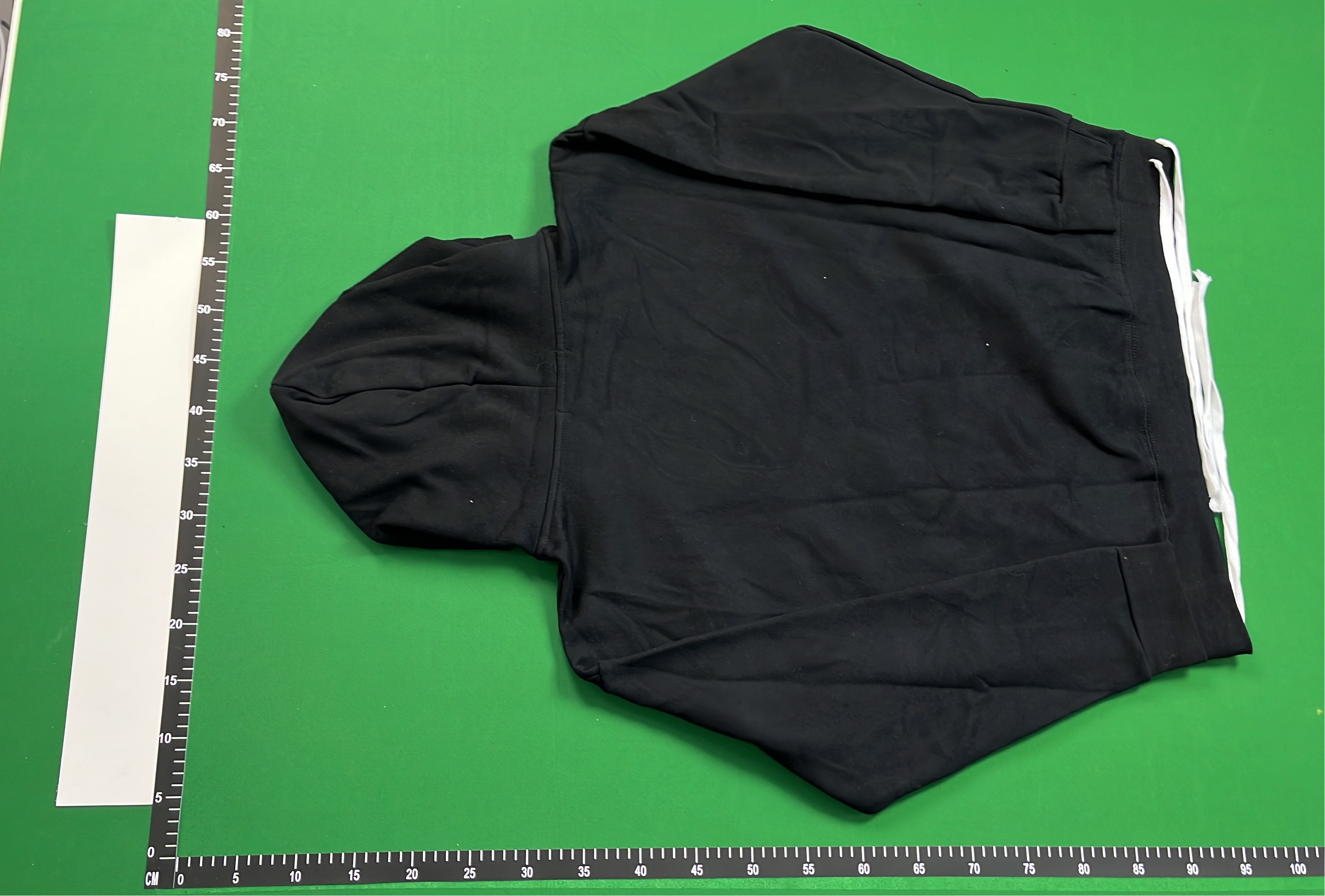Black Heart Embroidery Sweatpants with Pink Drawstring