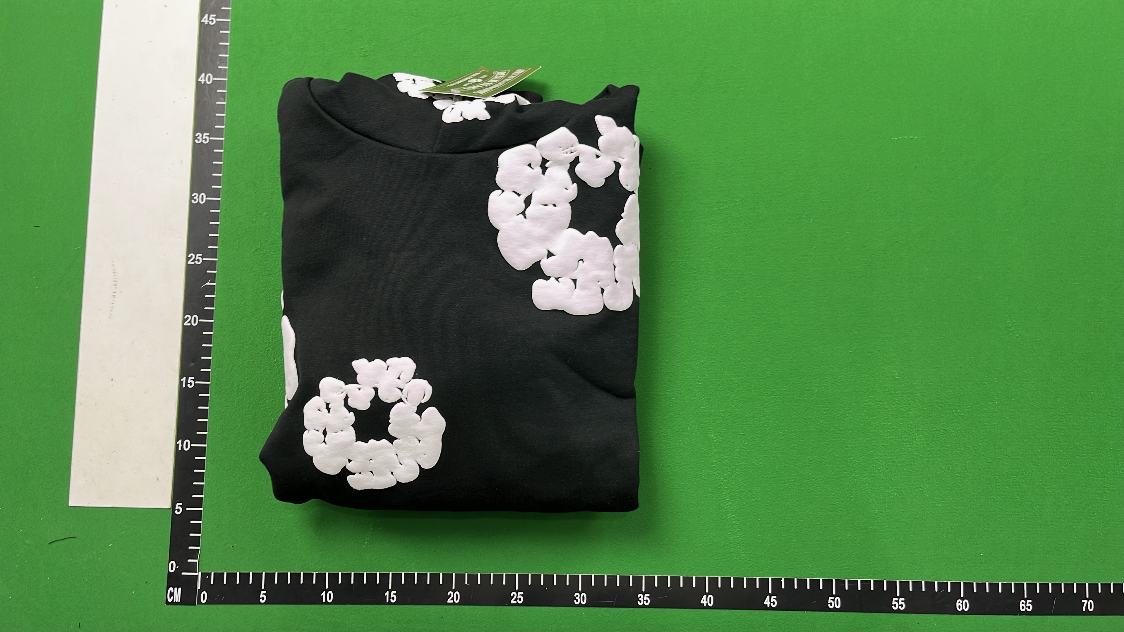 Red T-Shirt with White Floral Pattern