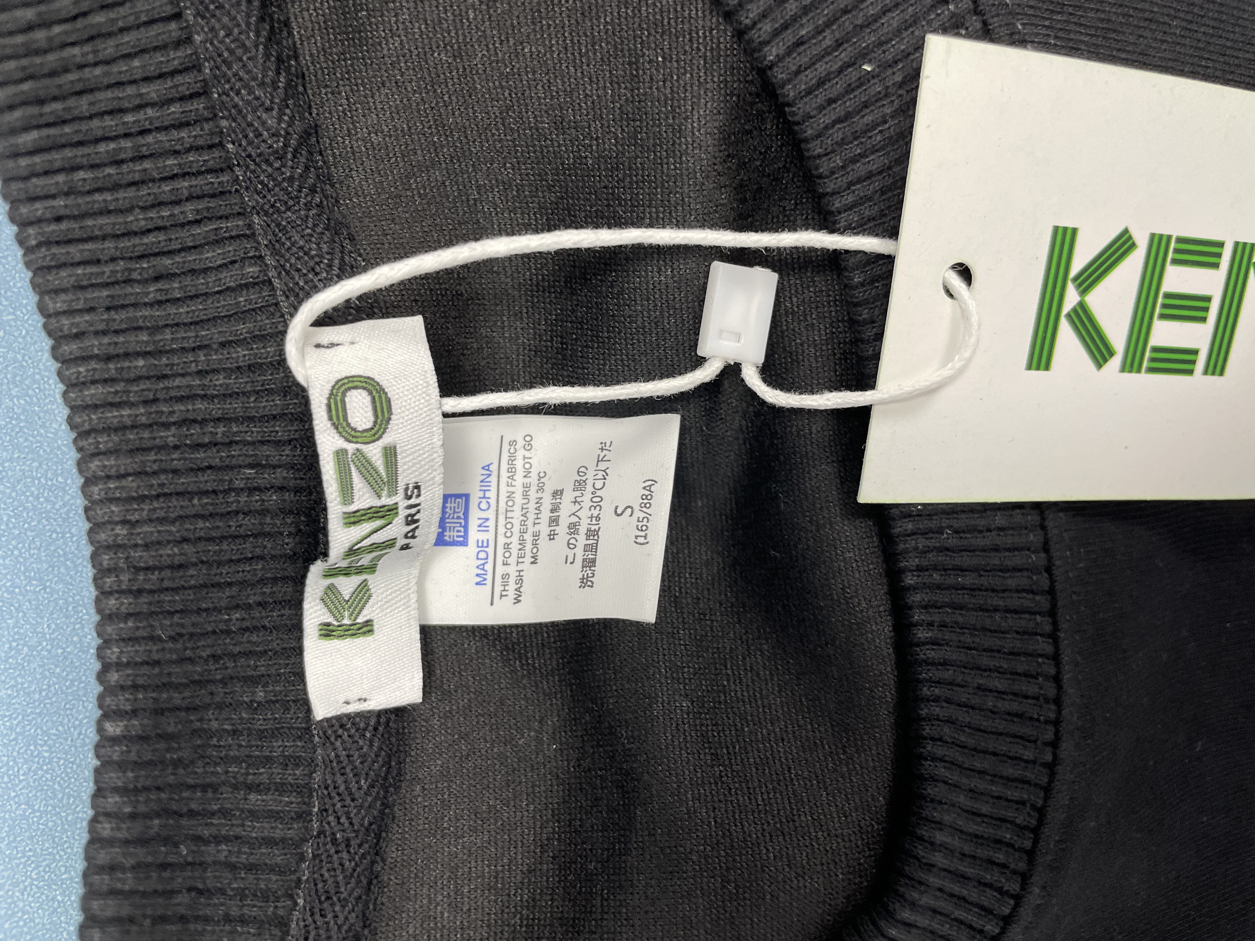 KENZO Tiger Head Logo Sweatshirt - White, Black, Grey