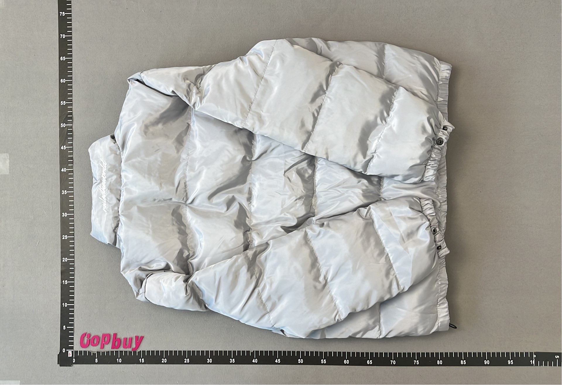 Black Puffer Jacket with Gold Logo - Cootie