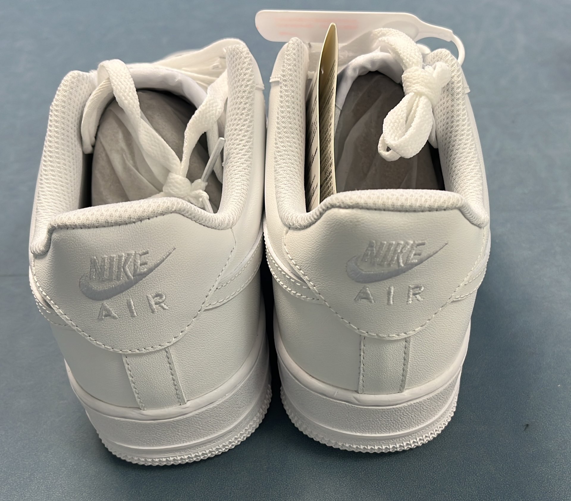 Nike Air Force 1 Low White Green Swoosh Gold Logo