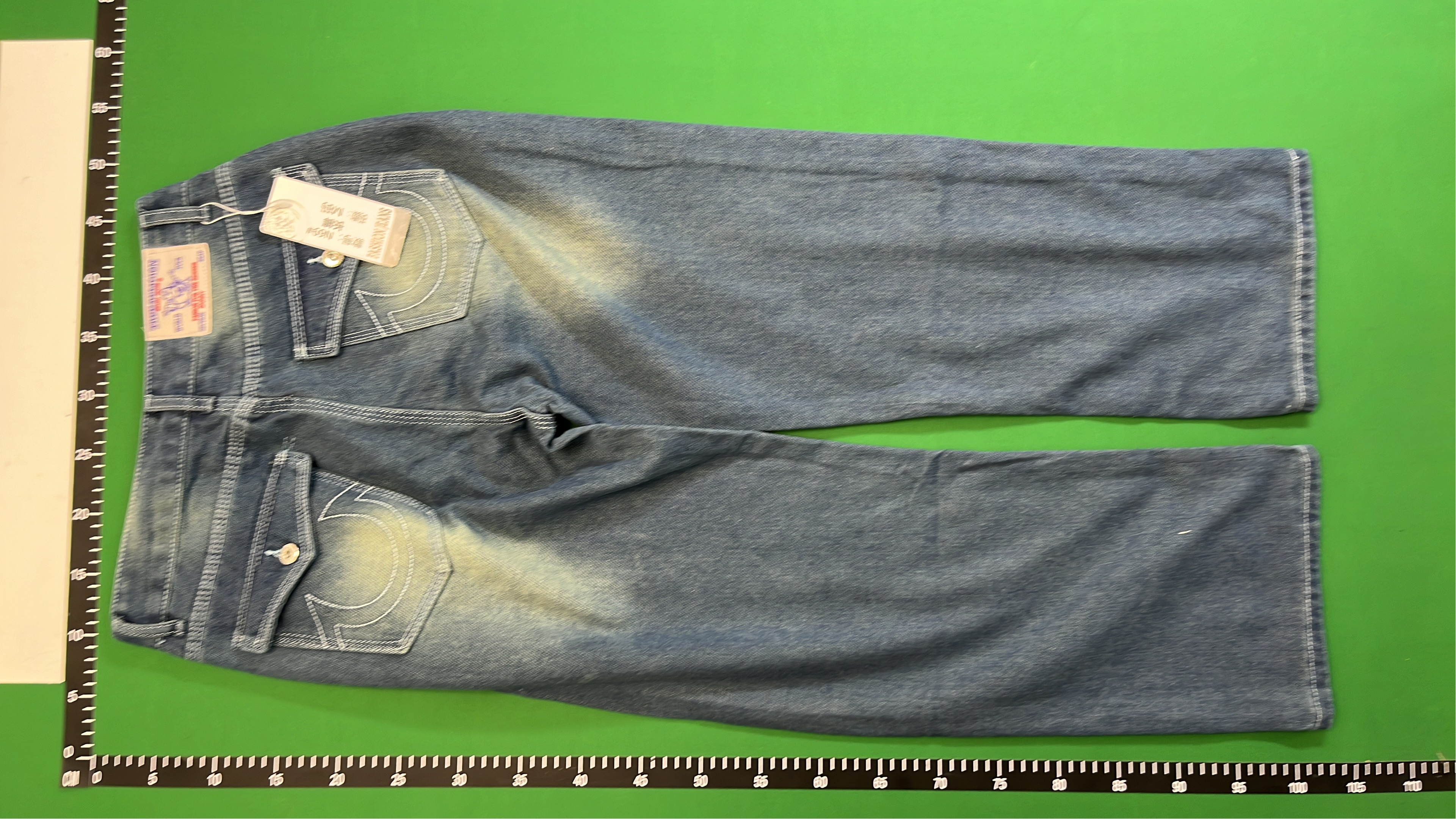 Classic Blue Denim Jeans for Men - Vintage Wash Style