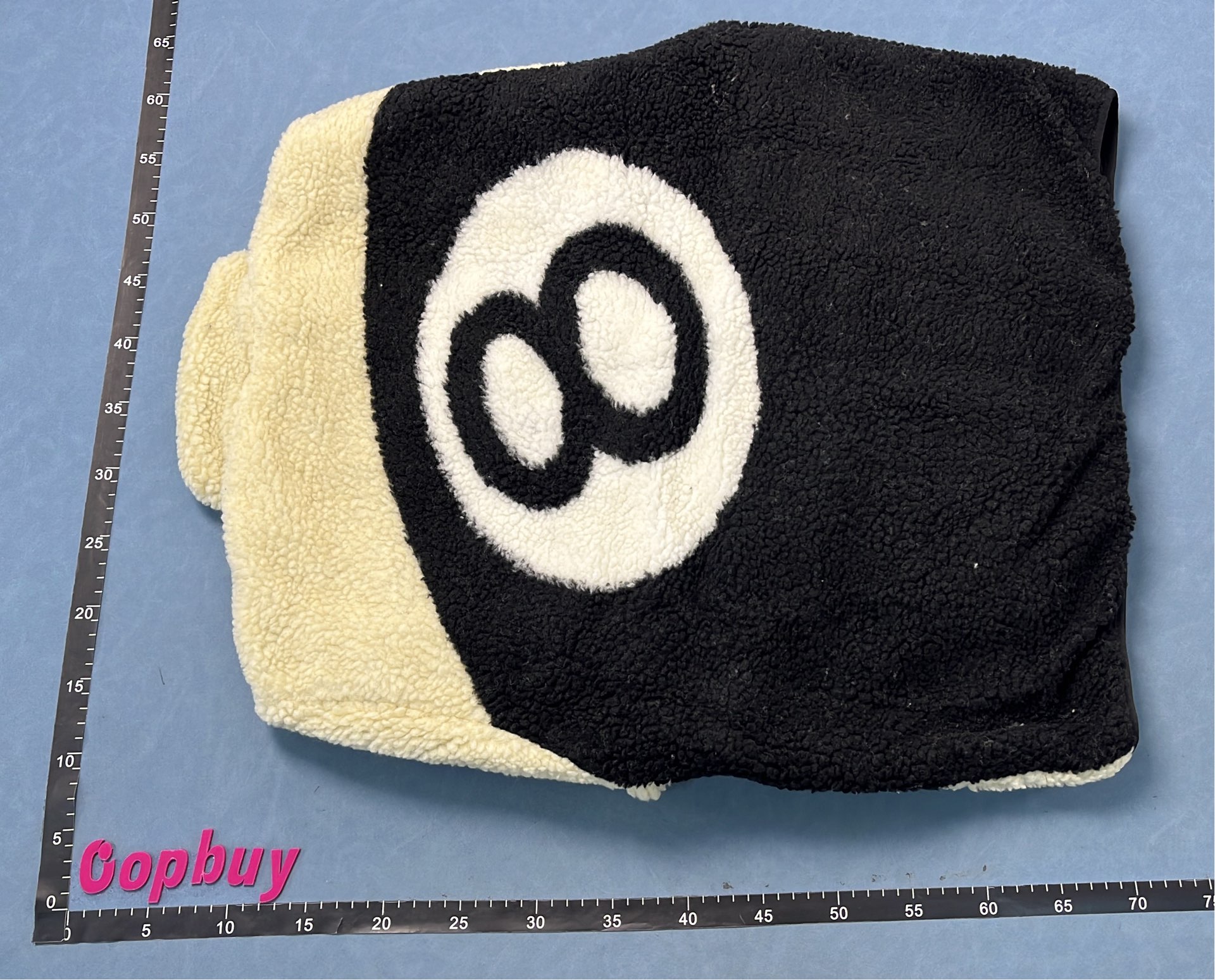 8 Ball Fleece Jacket - Cozy Plush Hoodie with Billiard Design