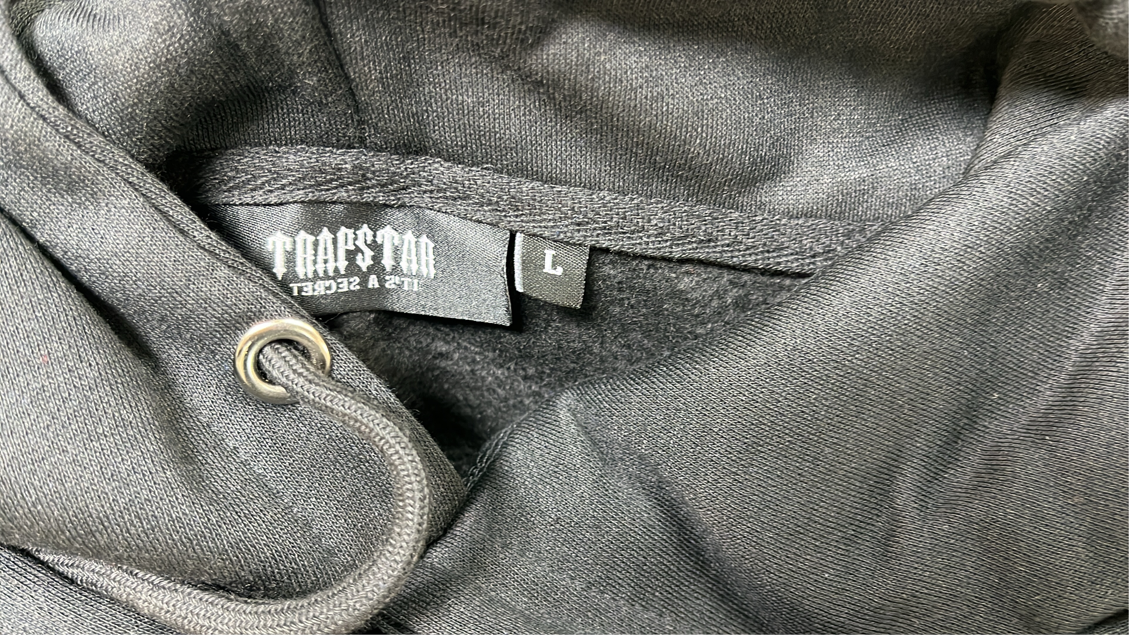 Trapstar Black Hoodie with Red Logo - Streetwear Sweatshirt