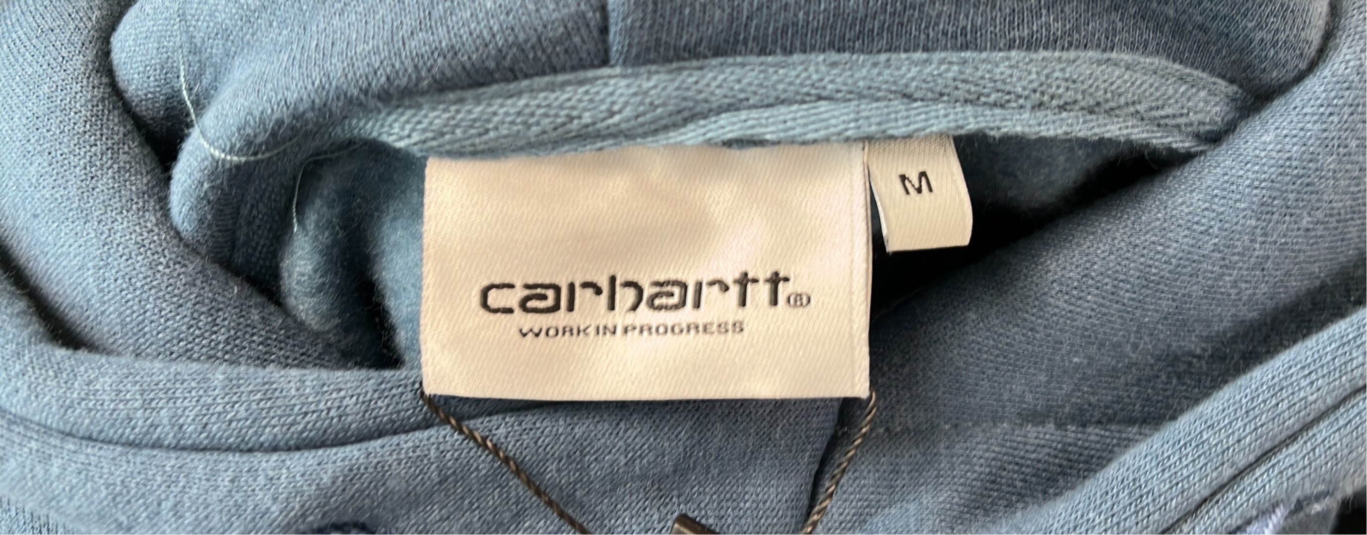 Carhartt Black Hoodie with Logo Print - Men's Oversized Sweatshirt