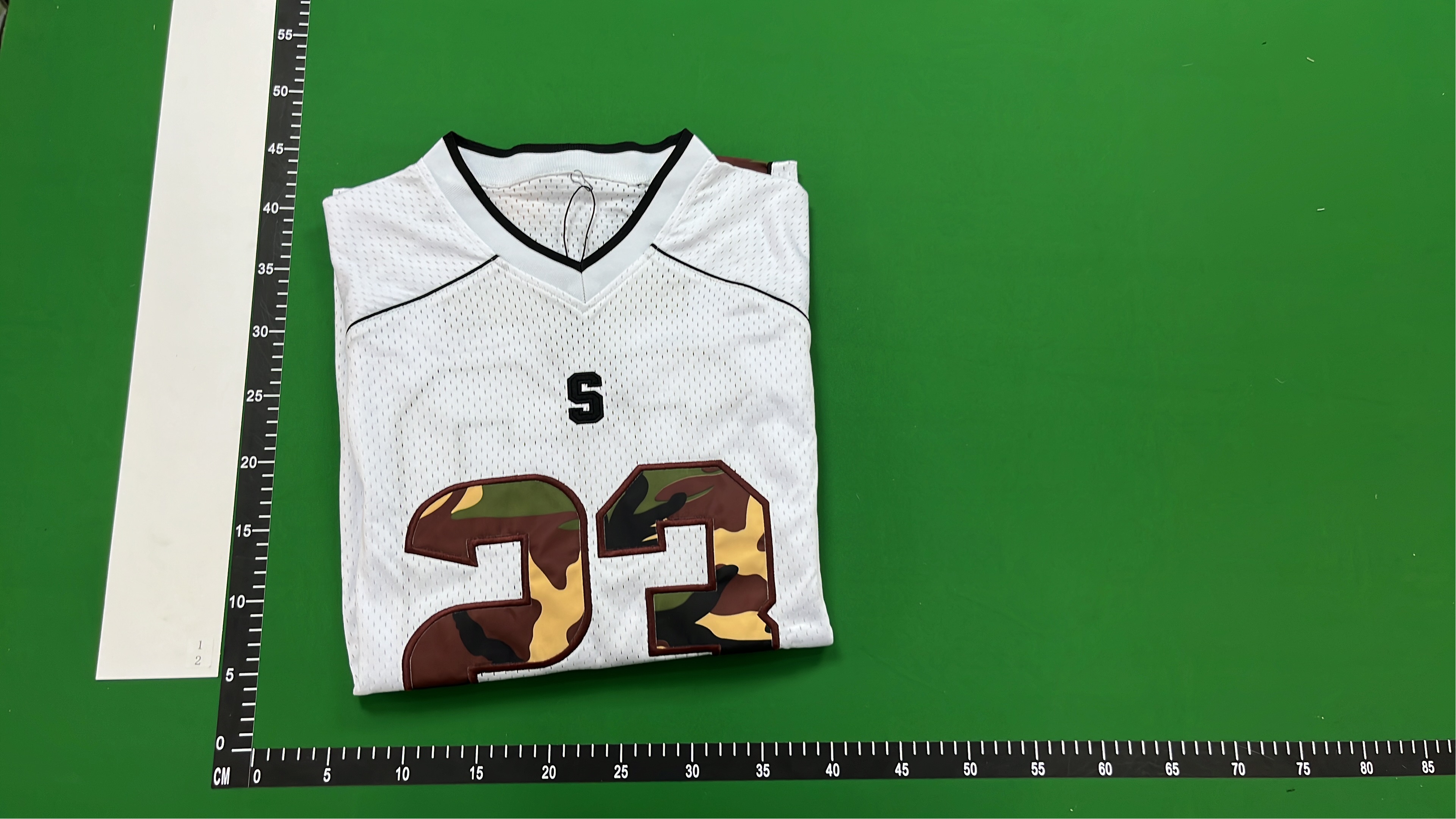 Supreme 23 Jersey Black Blue Mesh V-Neck T-Shirt