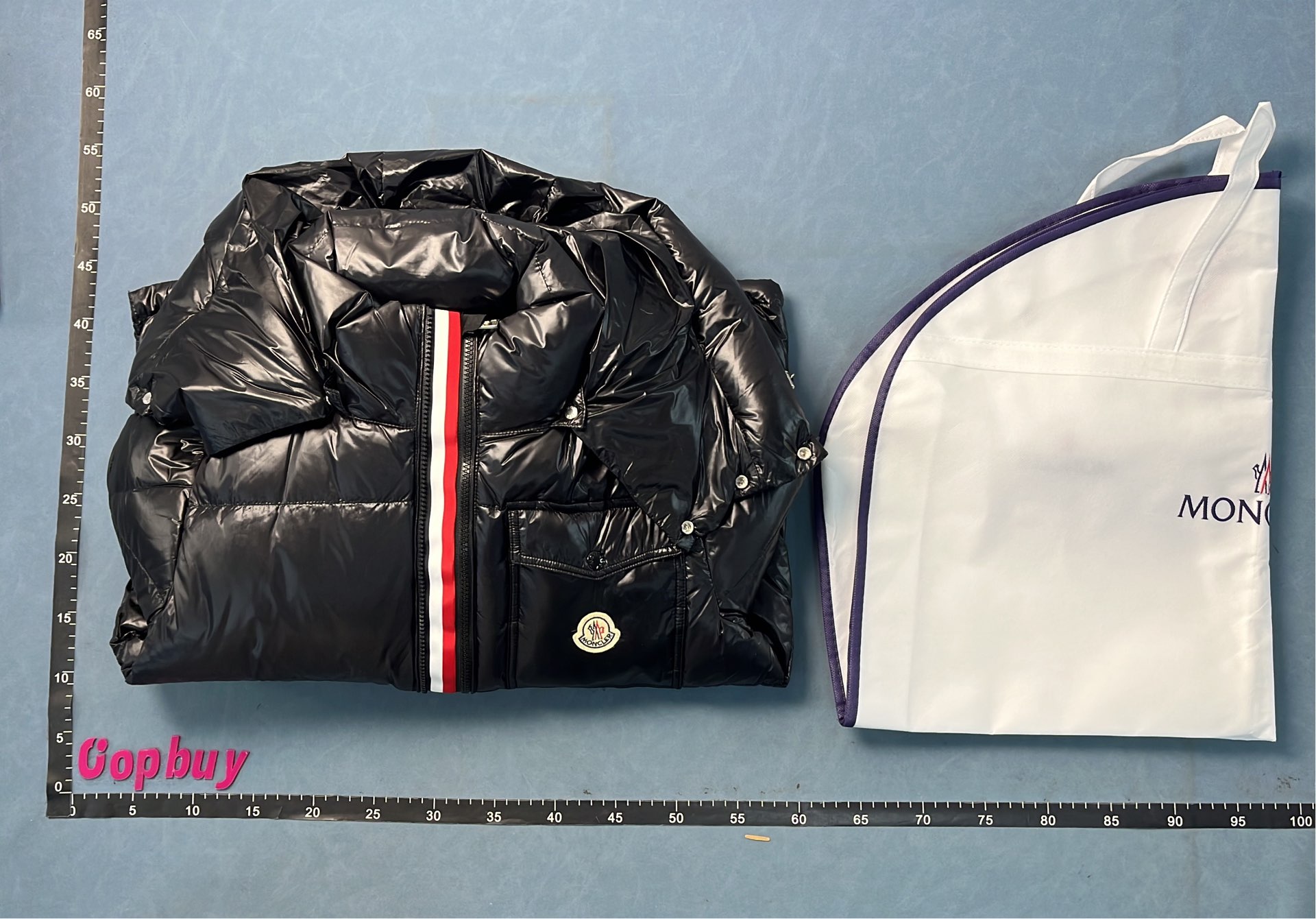 Moncler Black Puffer Jacket with Hood