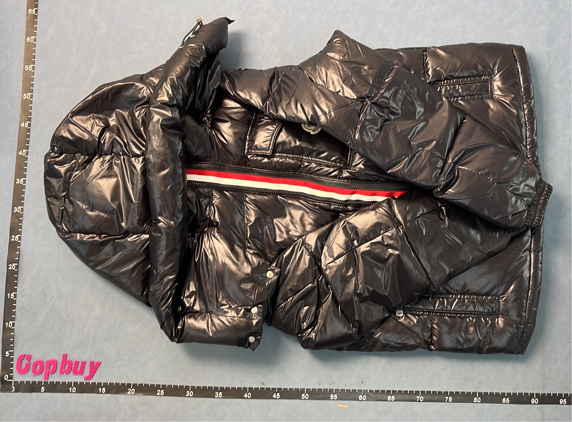 Moncler Black Puffer Jacket with Hood