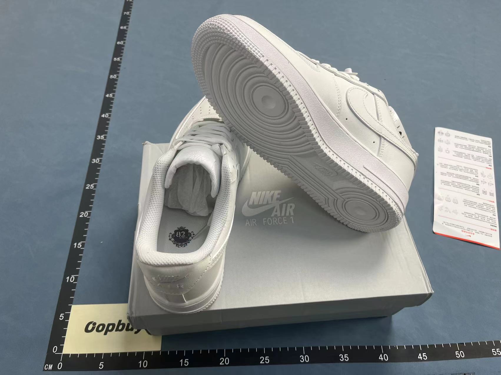 Nike Air Force 1 Low White Black Tan Sneakers