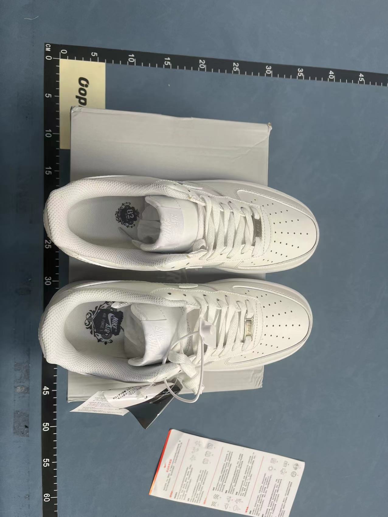 Nike Air Force 1 Low White Black Tan Sneakers