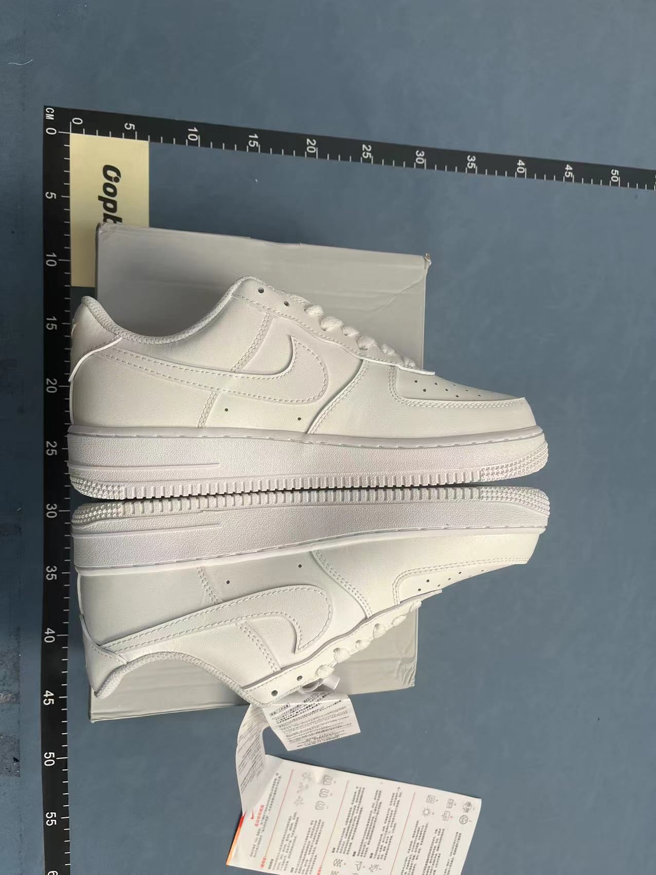 Nike Air Force 1 Low White Black Tan Sneakers
