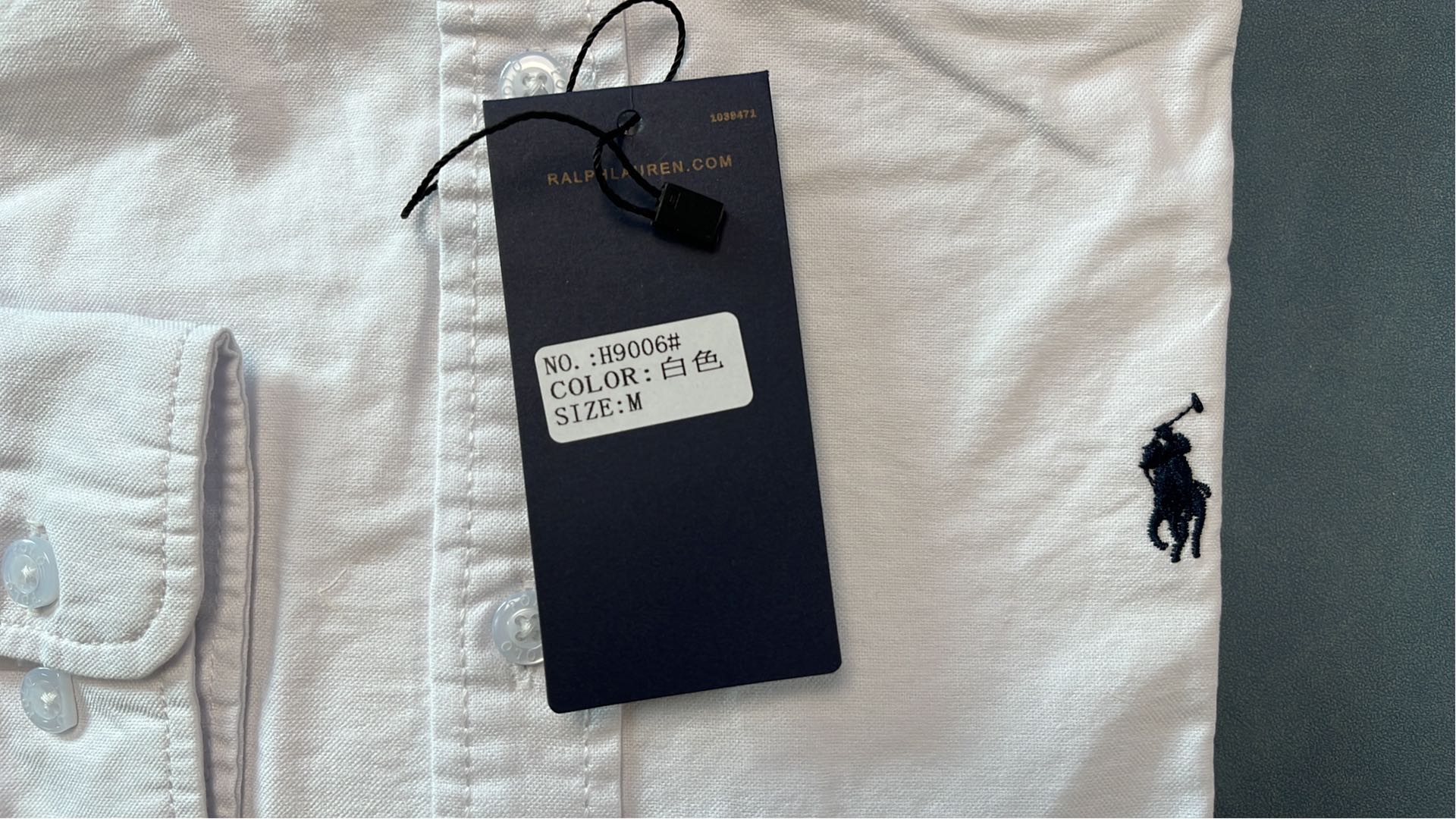 Men's White Linen Button-Down Shirt with Pony Logo