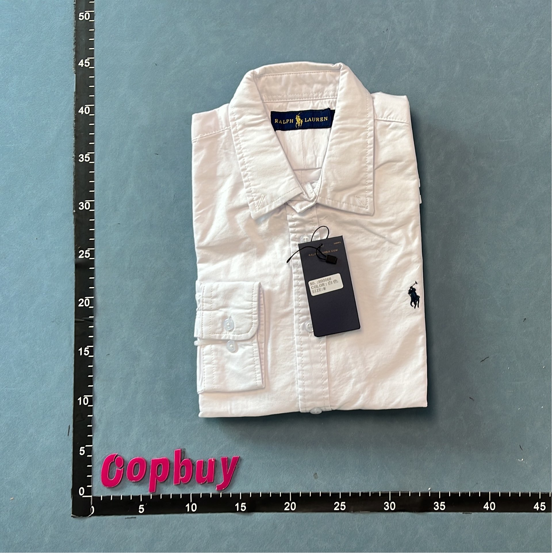 Men's White Linen Button-Down Shirt with Pony Logo
