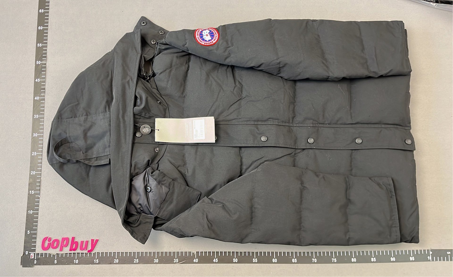 Canada Goose Down Jacket with Fur Trim Hood
