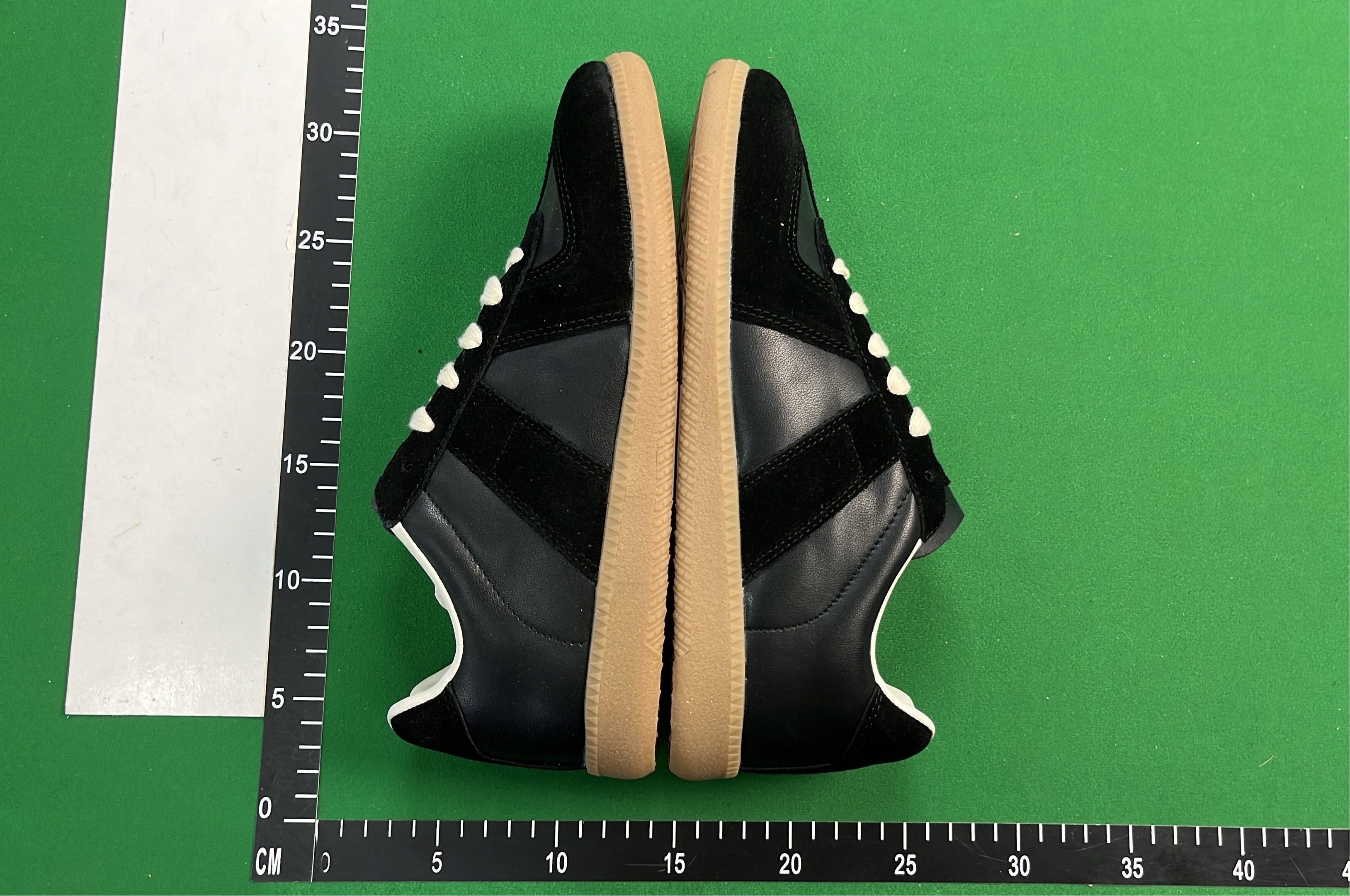 White Leather Sneakers with Tan Sole - Classic Casual Shoes