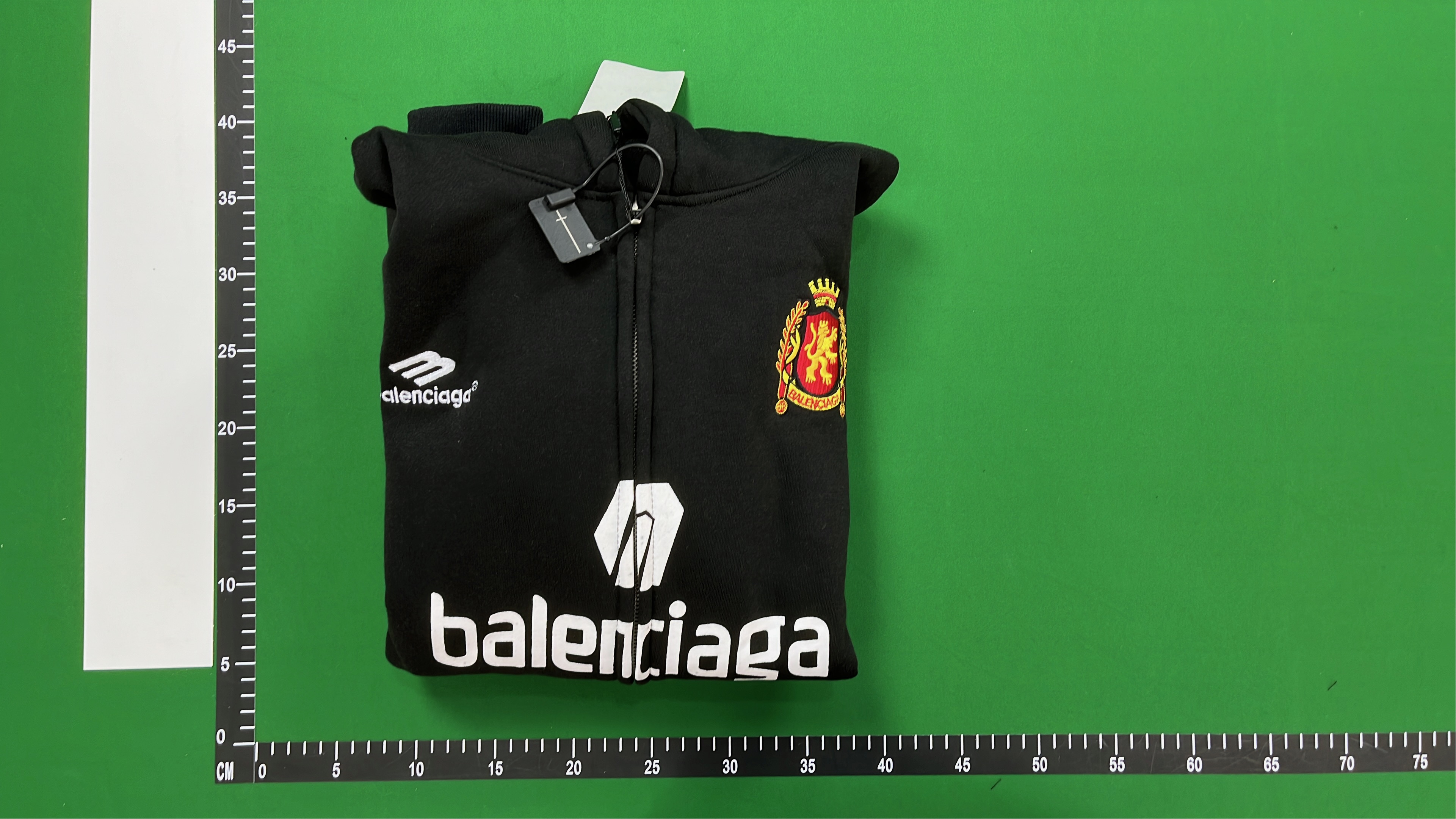 Balenciaga Manchester United Zip-Up Hoodie White