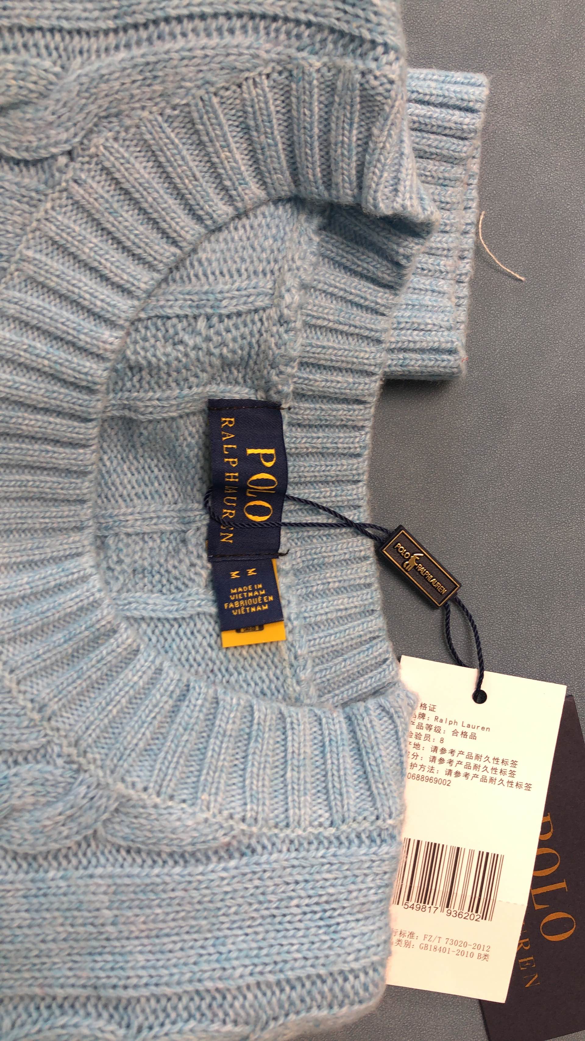 Men's Cable Knit Sweater in Navy, Black, White, and Gray