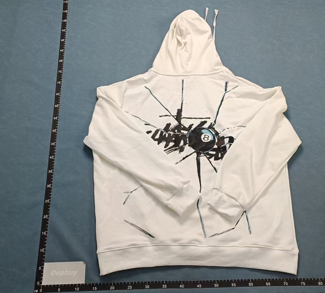 Stylish Black and White Hoodies with Graphic Print