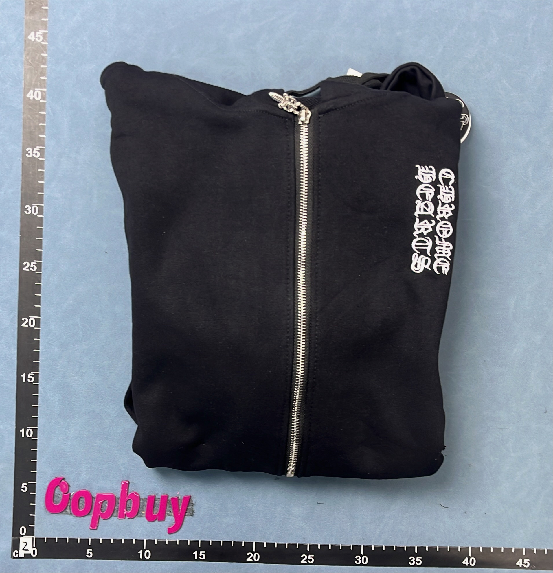 Chrome Hearts Los Angeles Hoodie White Gothic Design
