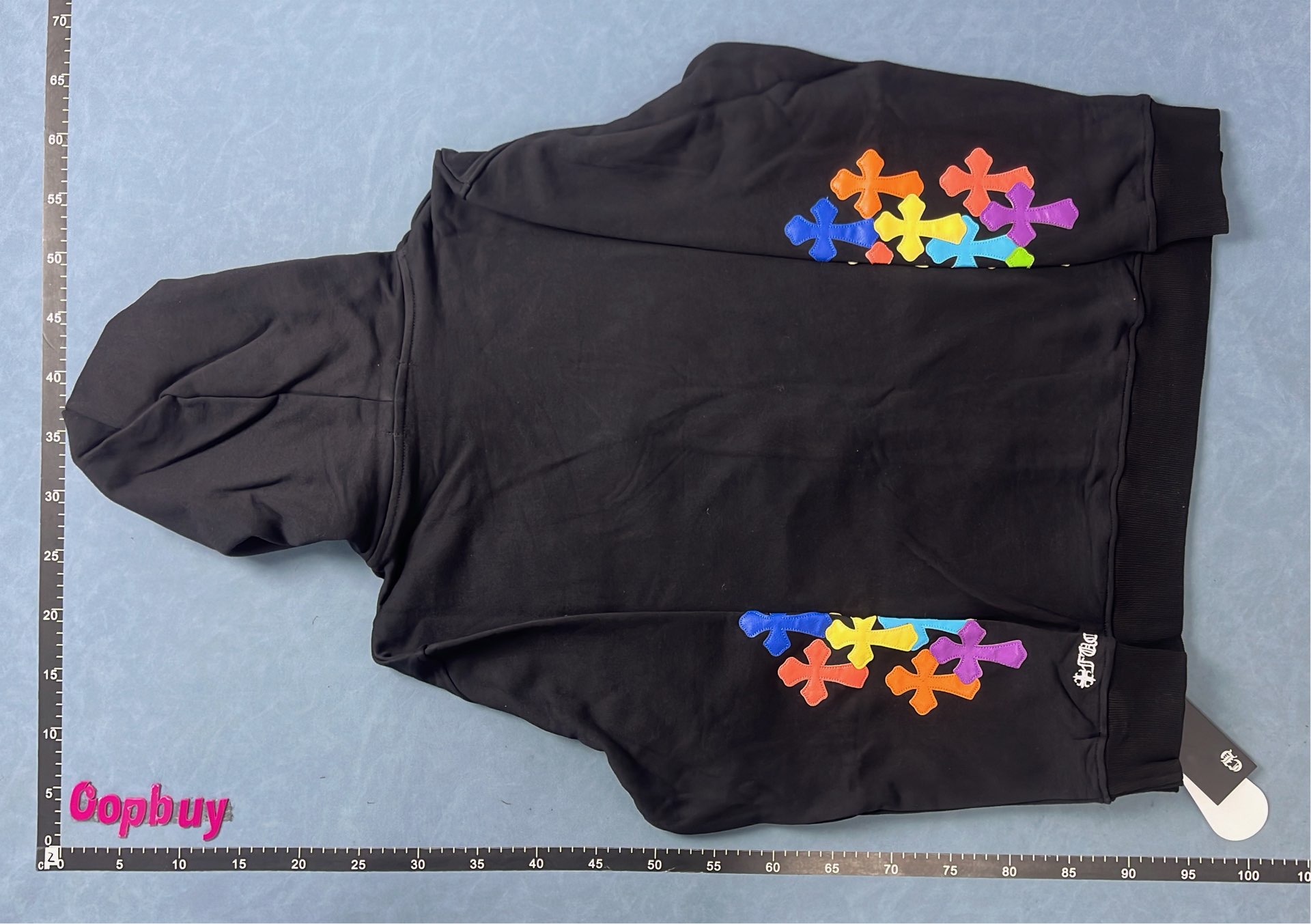 Chrome Hearts Los Angeles Hoodie White Gothic Design