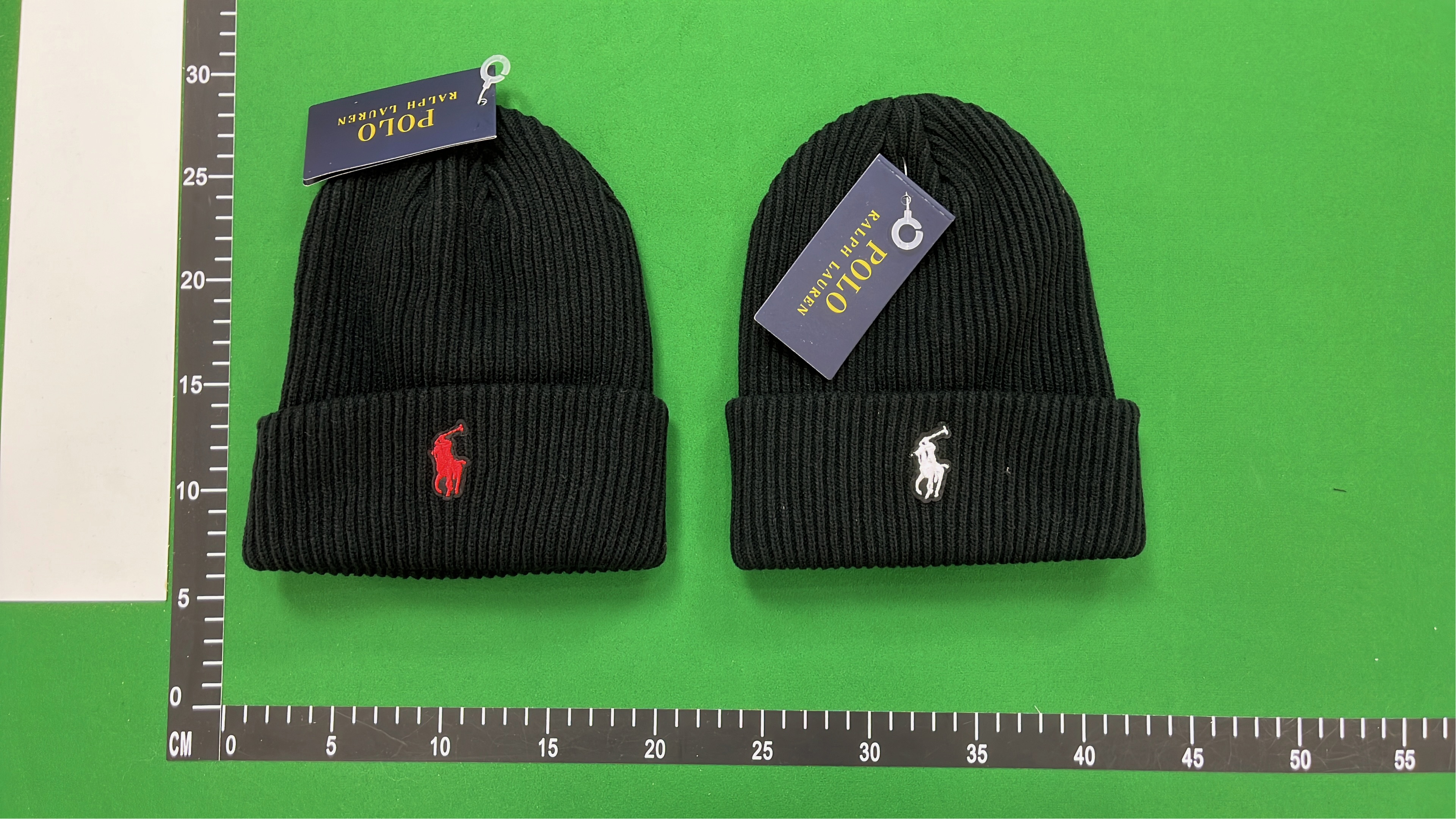 Polo Ralph Lauren Knit Beanie Hat with Embroidered Pony Logo