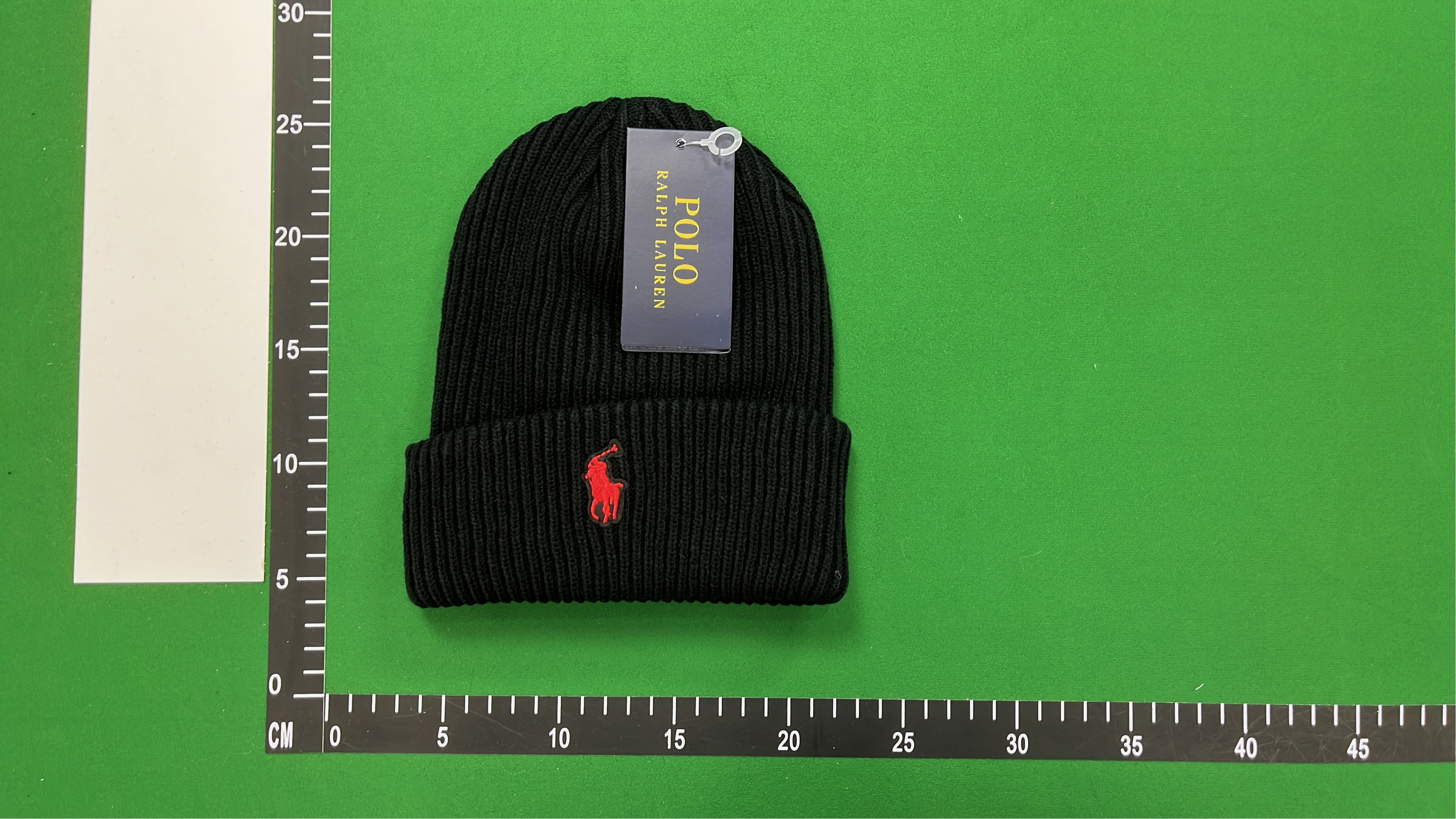 Polo Ralph Lauren Knit Beanie Hat with Embroidered Pony Logo