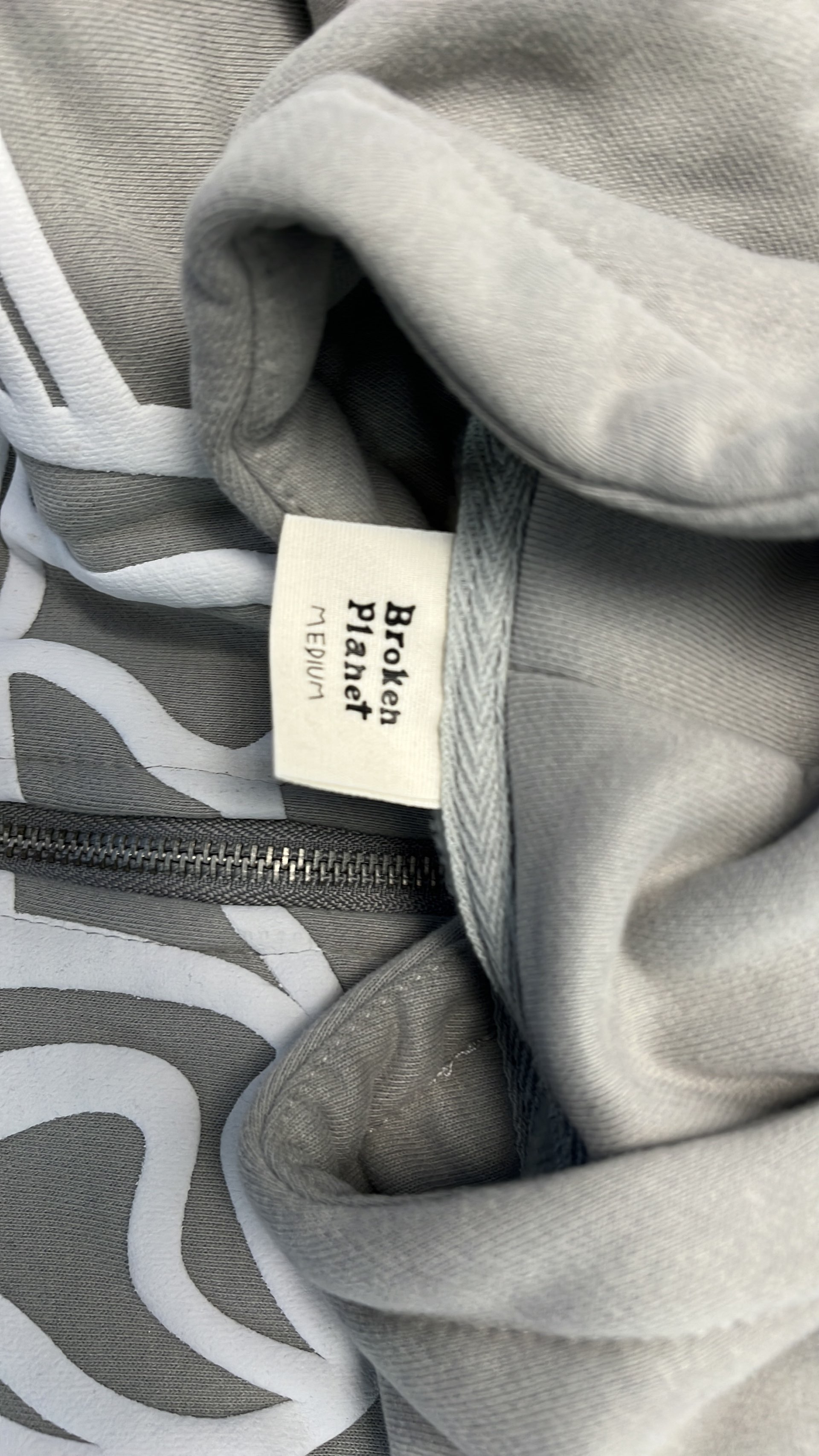 Broken Planet Grey Hoodie and Pants Set