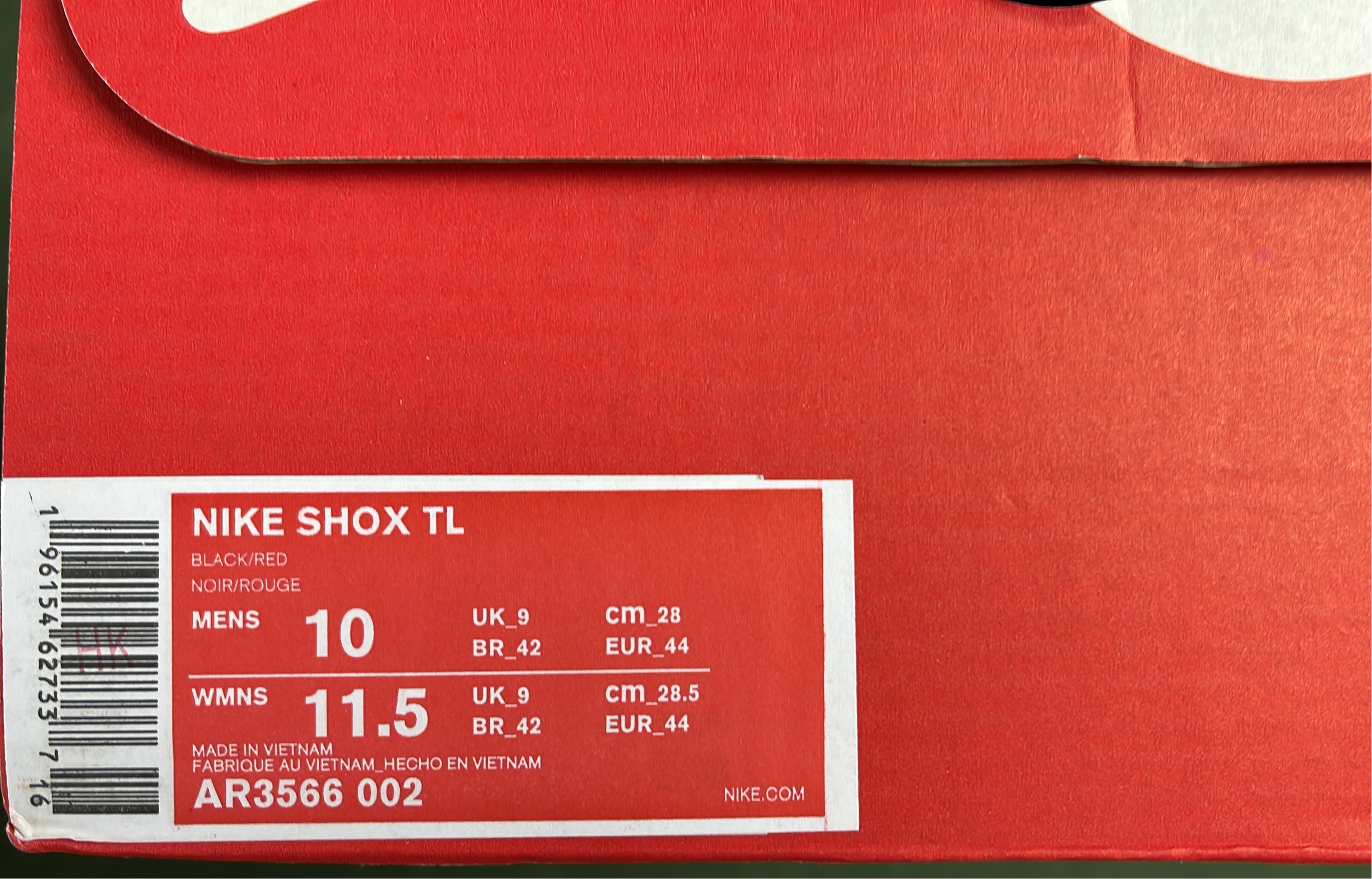 Nike Shox R4 White Red Black Running Shoes