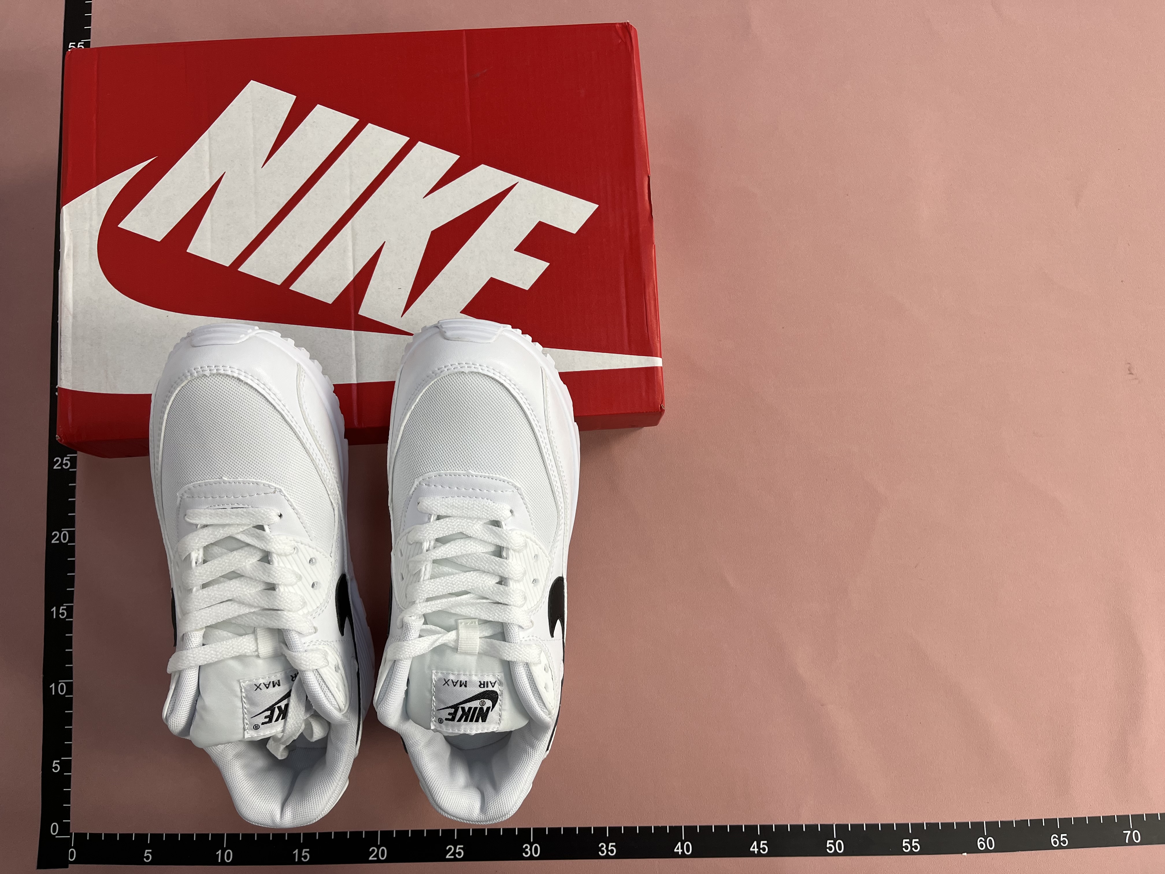 Nike Air Max 90 White Black Men's Running Shoes