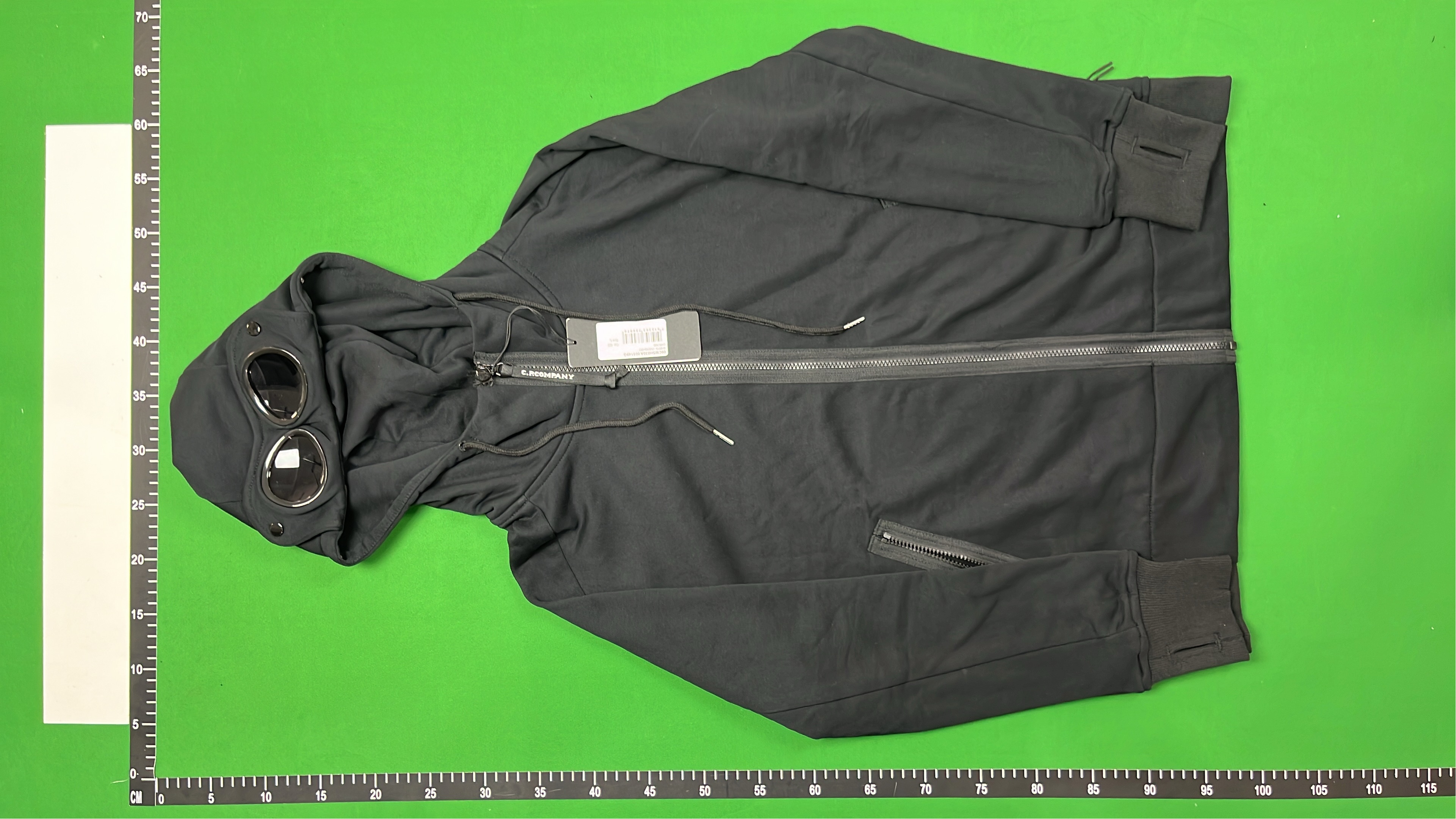 Crysp Hoodie with Goggle Design - Lightweight Zip-Up Jacket