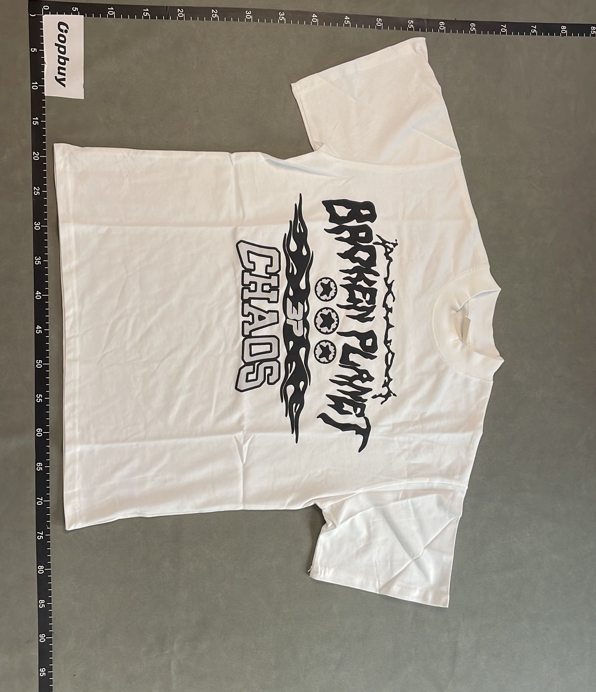 Broken Planet Chaos T-Shirt - Bold Graphic Design