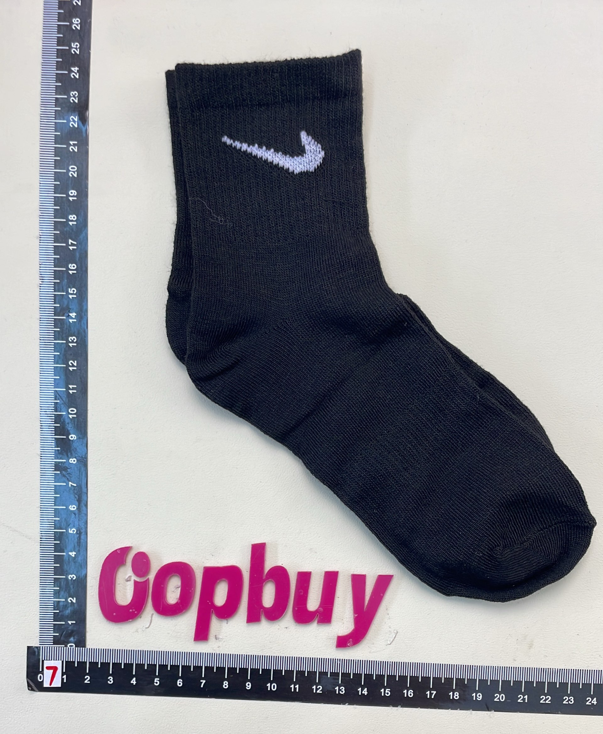 Nike White Crew Socks 6-Pack for Men