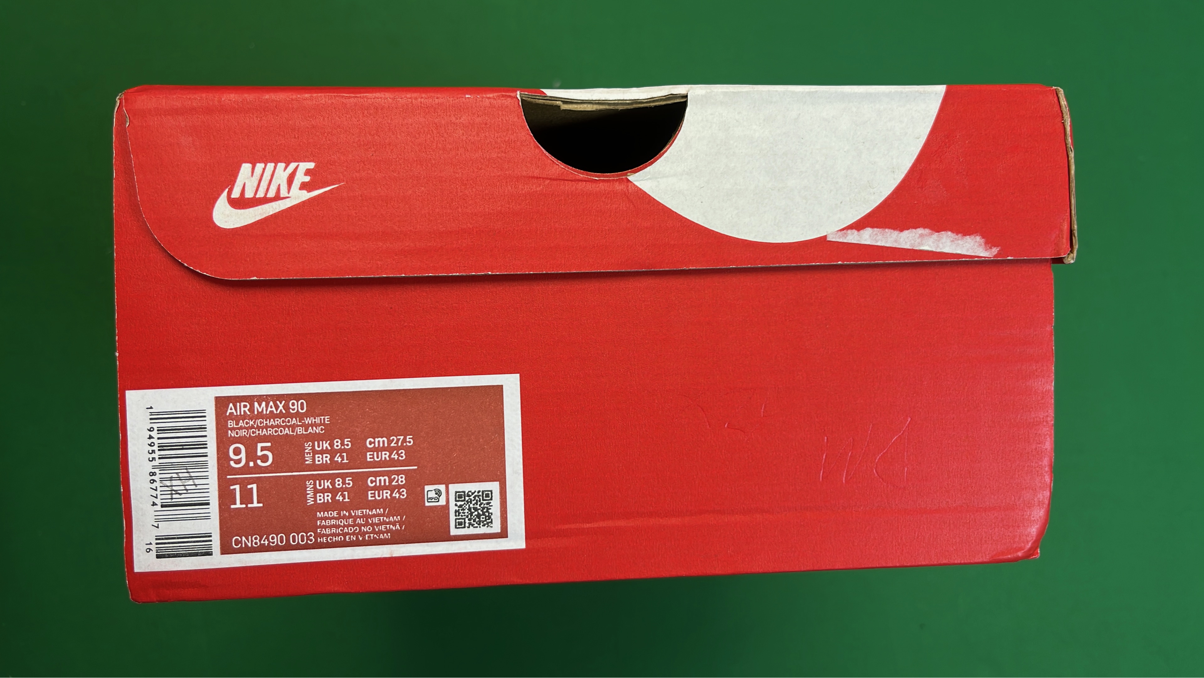Nike Air Max 90 Off-White Black White Sneakers Men's Shoes