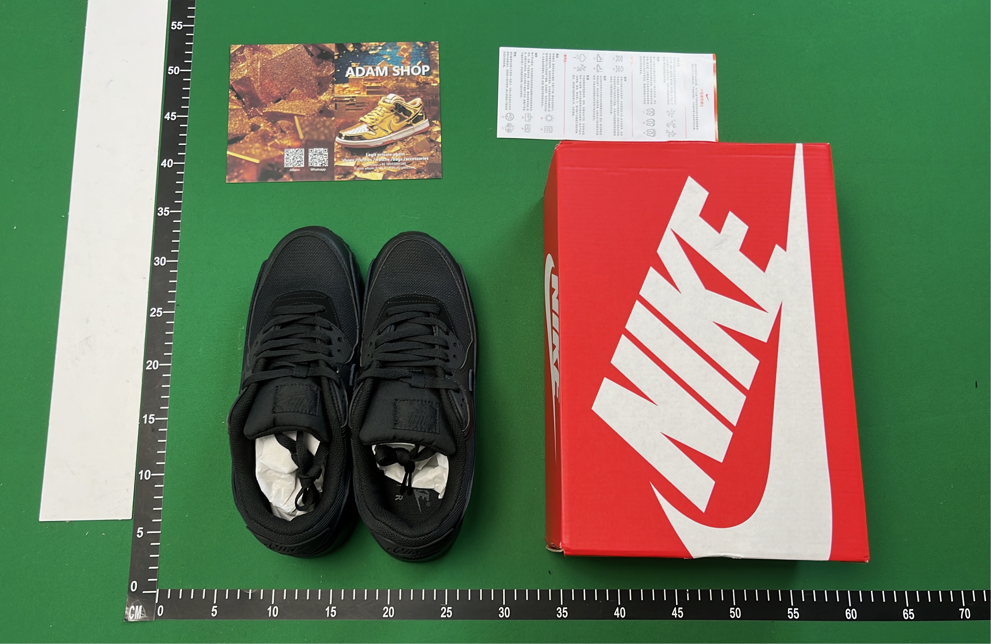 Nike Air Max 90 Off-White Black White Sneakers Men's Shoes